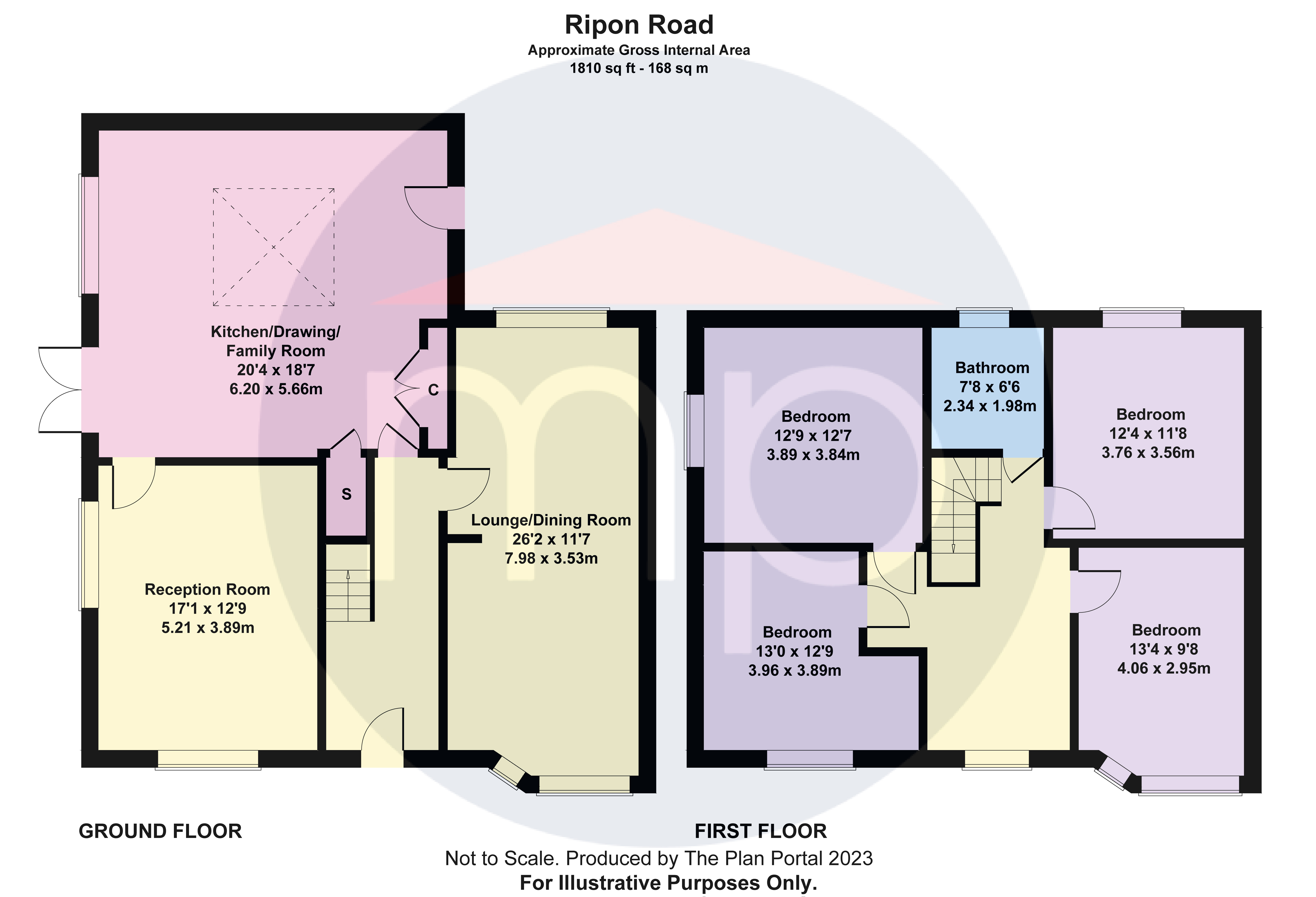 4 bed house for sale in Ripon Road, Nunthorpe - Property floorplan