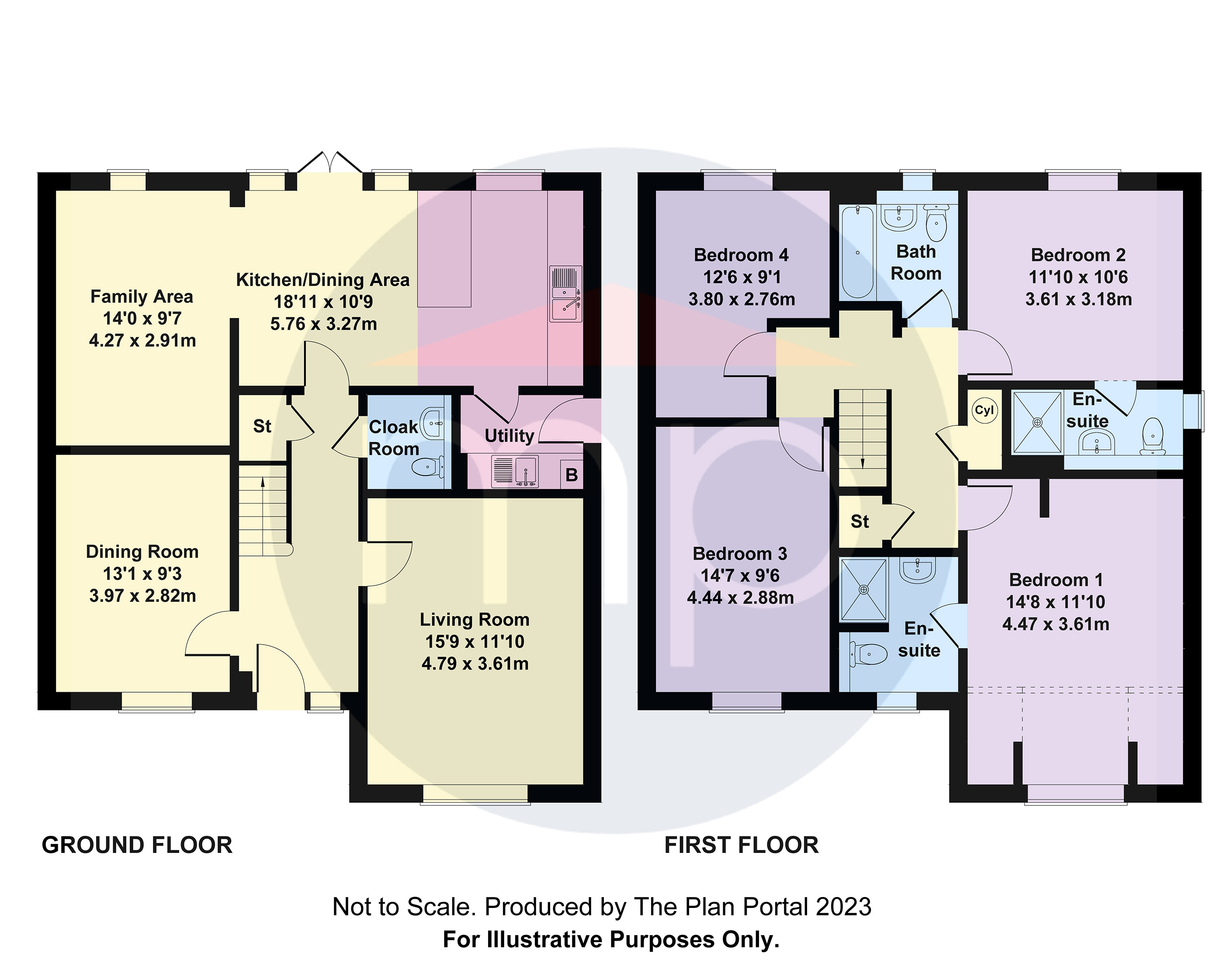 4 bed house for sale in Dibdale Gardens, Nunthorpe - Property floorplan