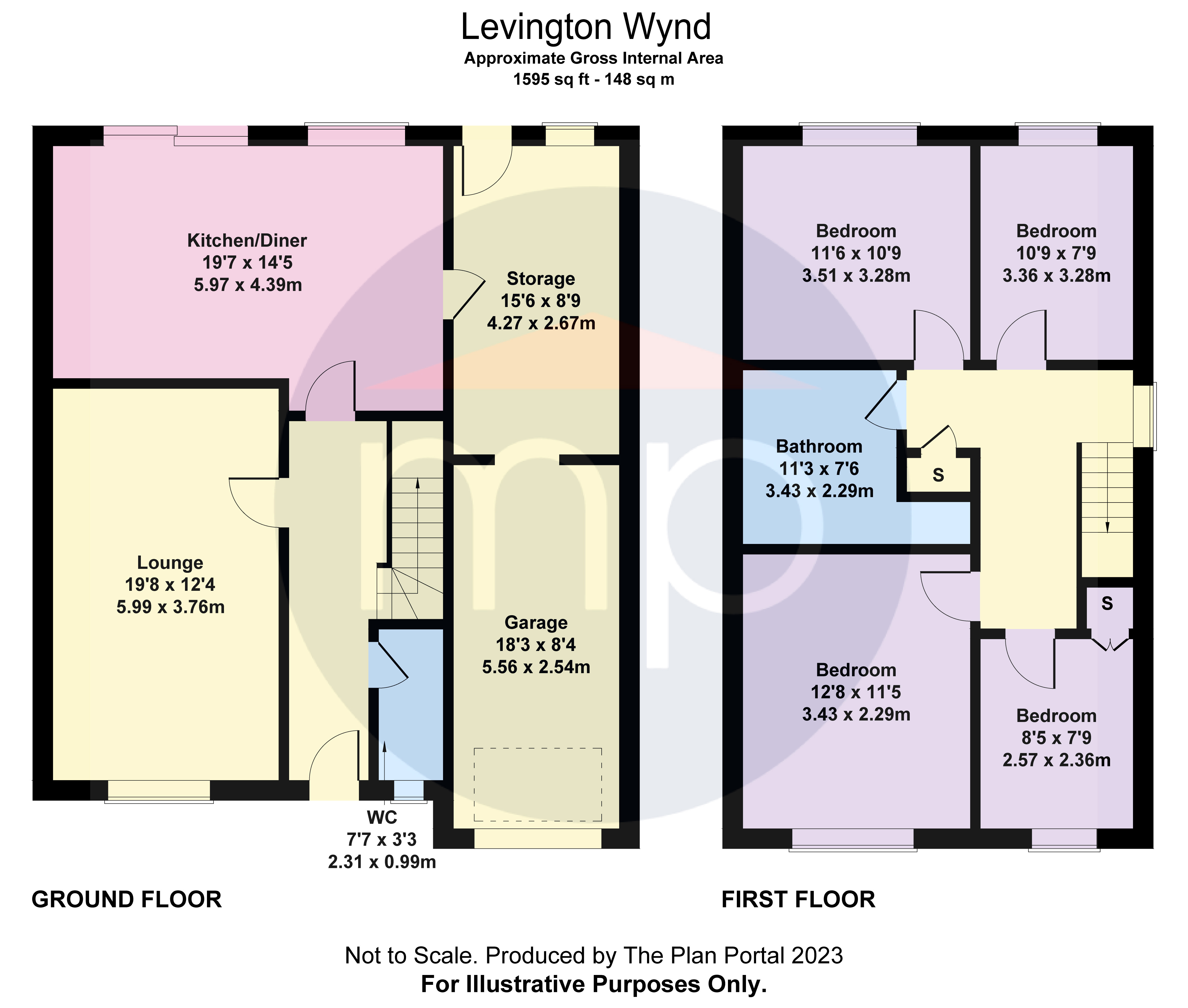 4 bed house for sale in Levington Wynd, Nunthorpe - Property floorplan