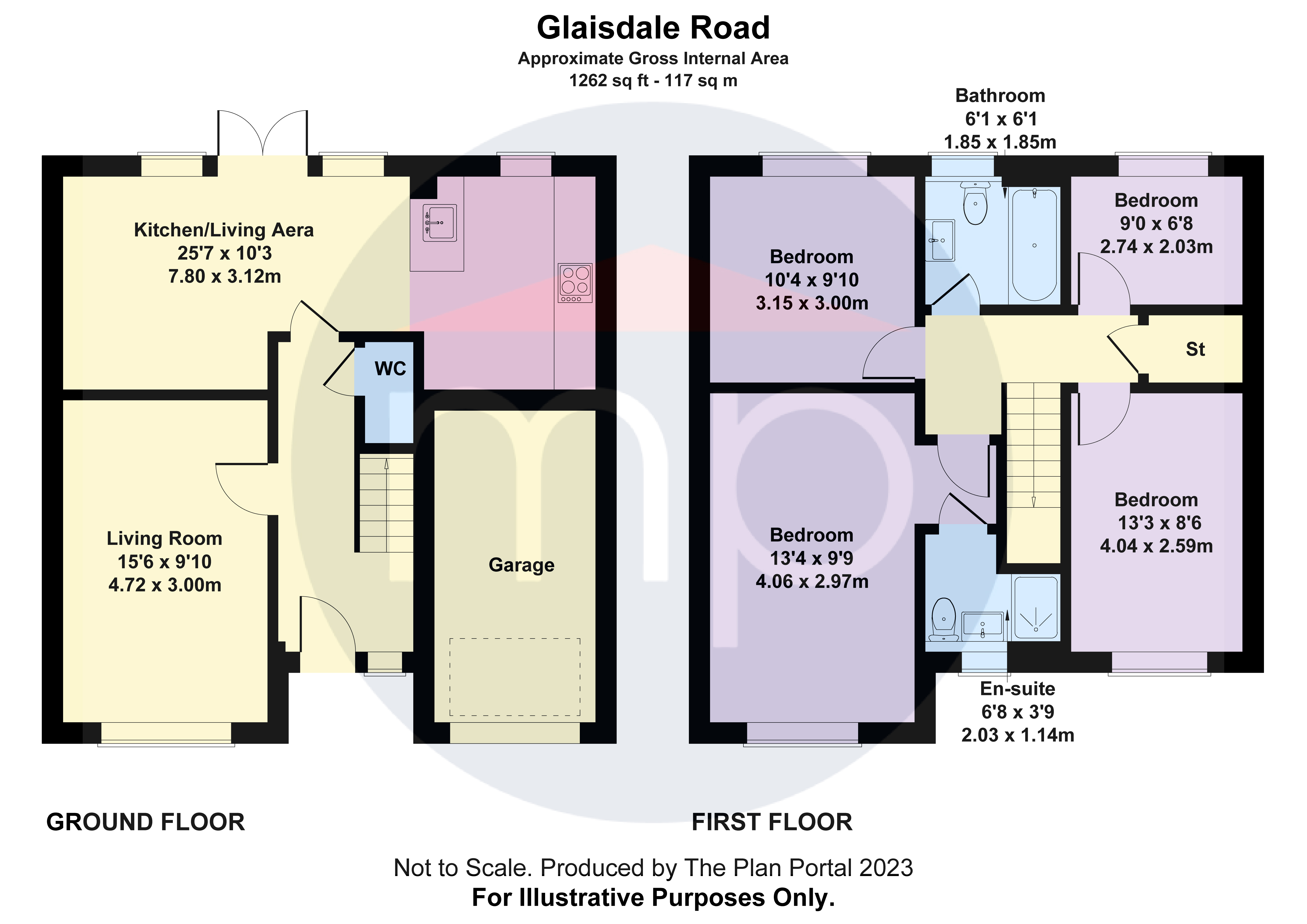 4 bed house for sale in Glaisdale Road, Guisborough - Property floorplan
