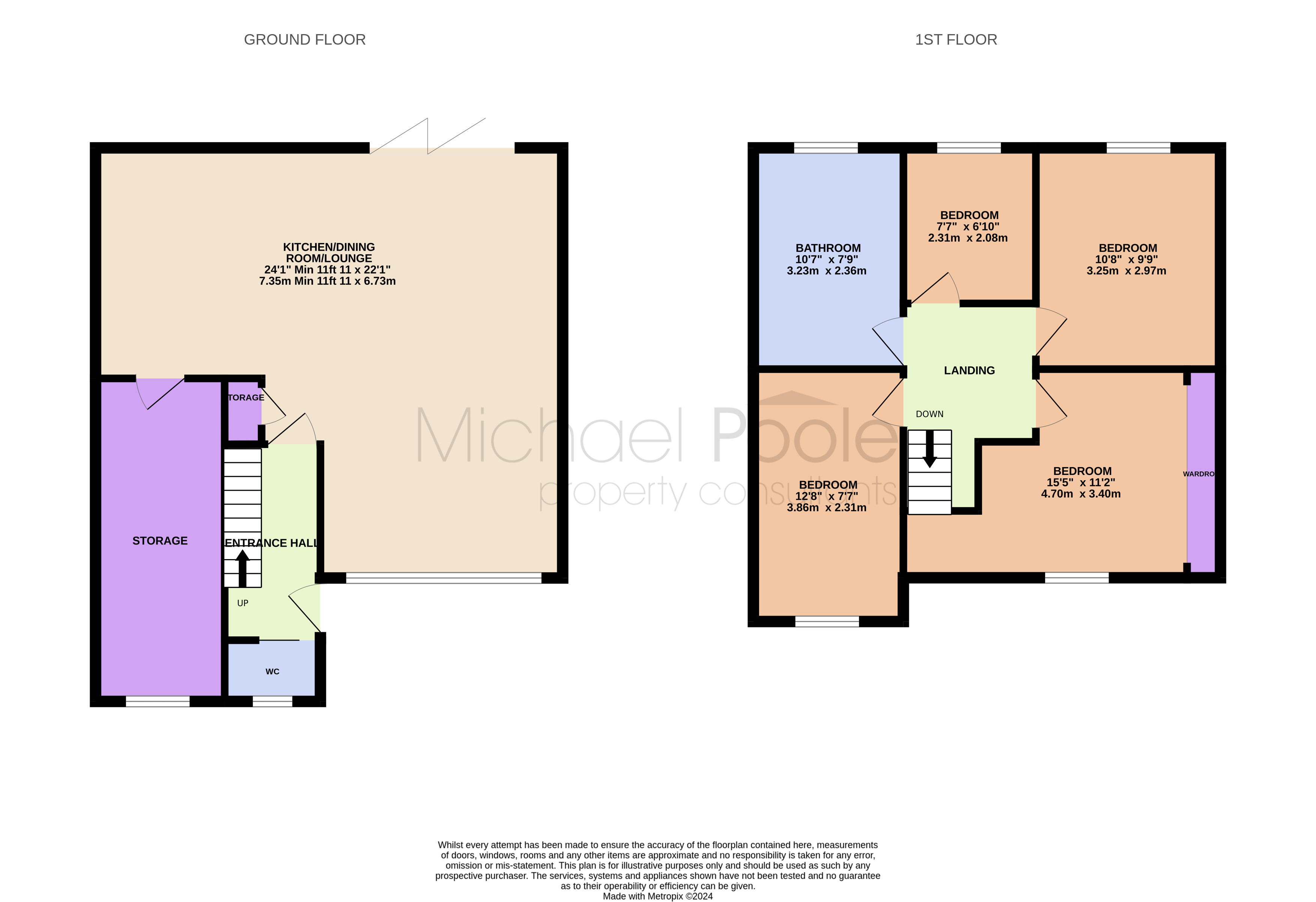 4 bed house for sale in Farndale Drive, Guisborough - Property floorplan