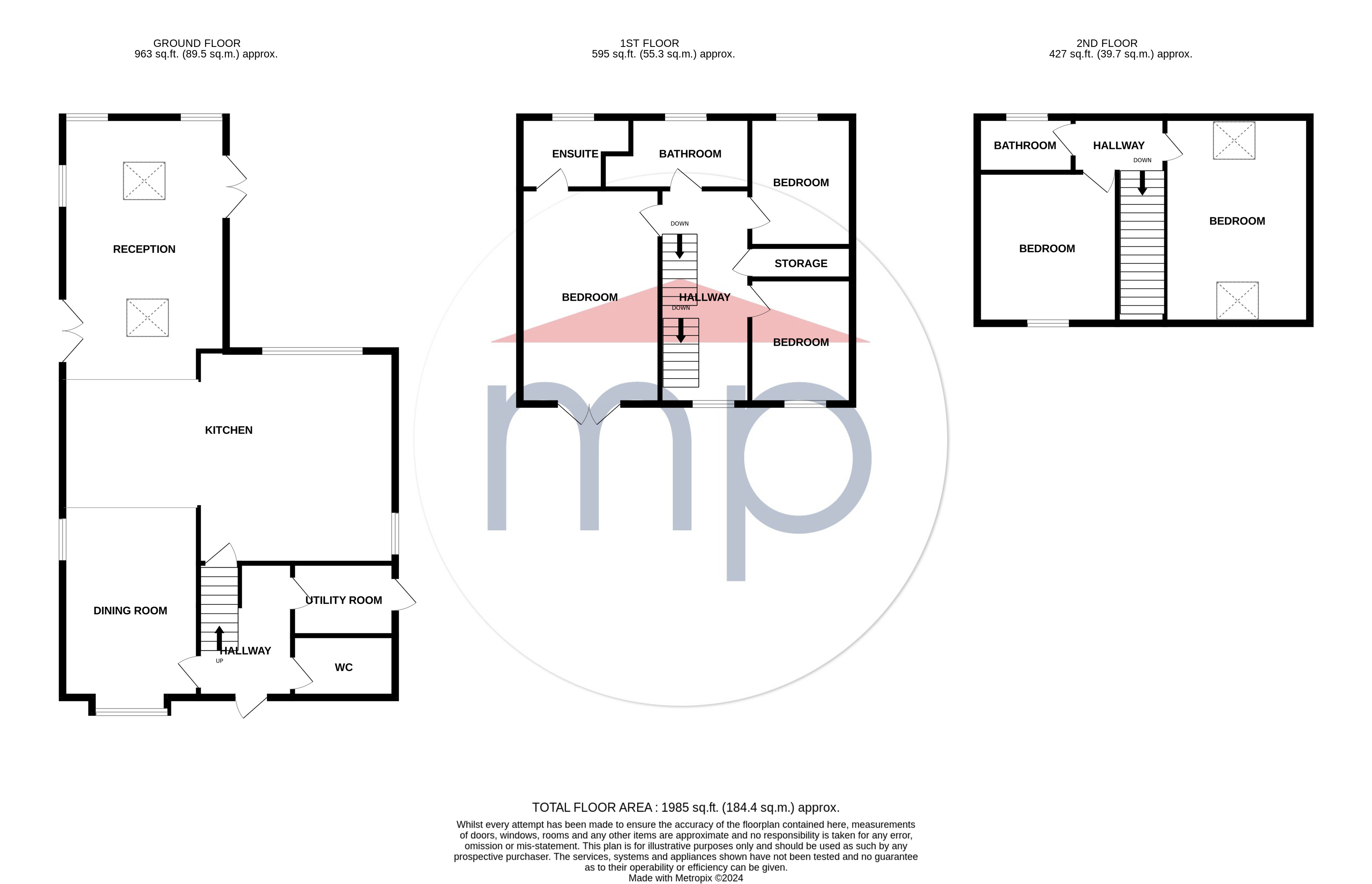 5 bed house to rent in Chesterfield Drive, Marton-in-Cleveland - Property floorplan