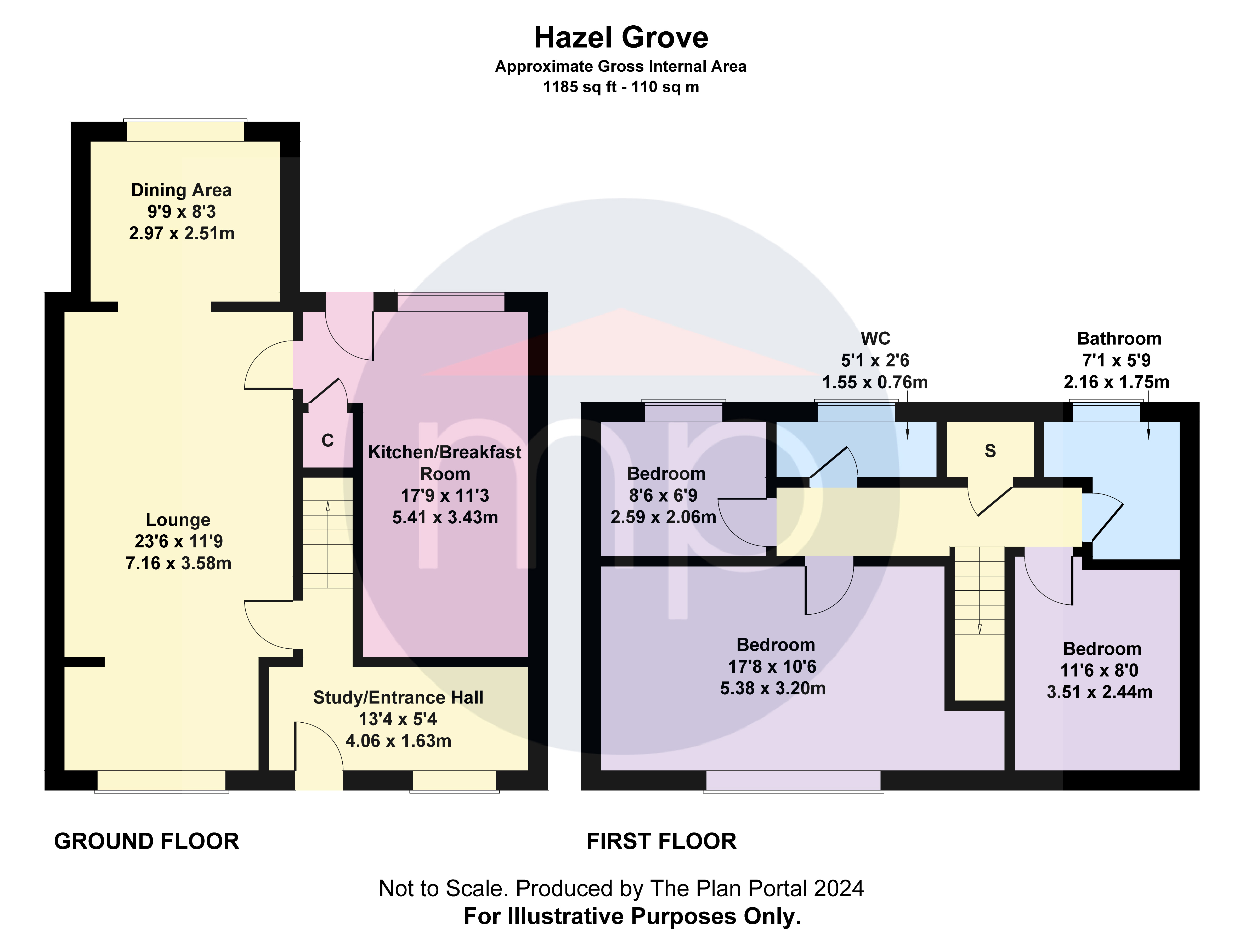 3 bed house for sale in Hazel Grove, Marton - Property floorplan