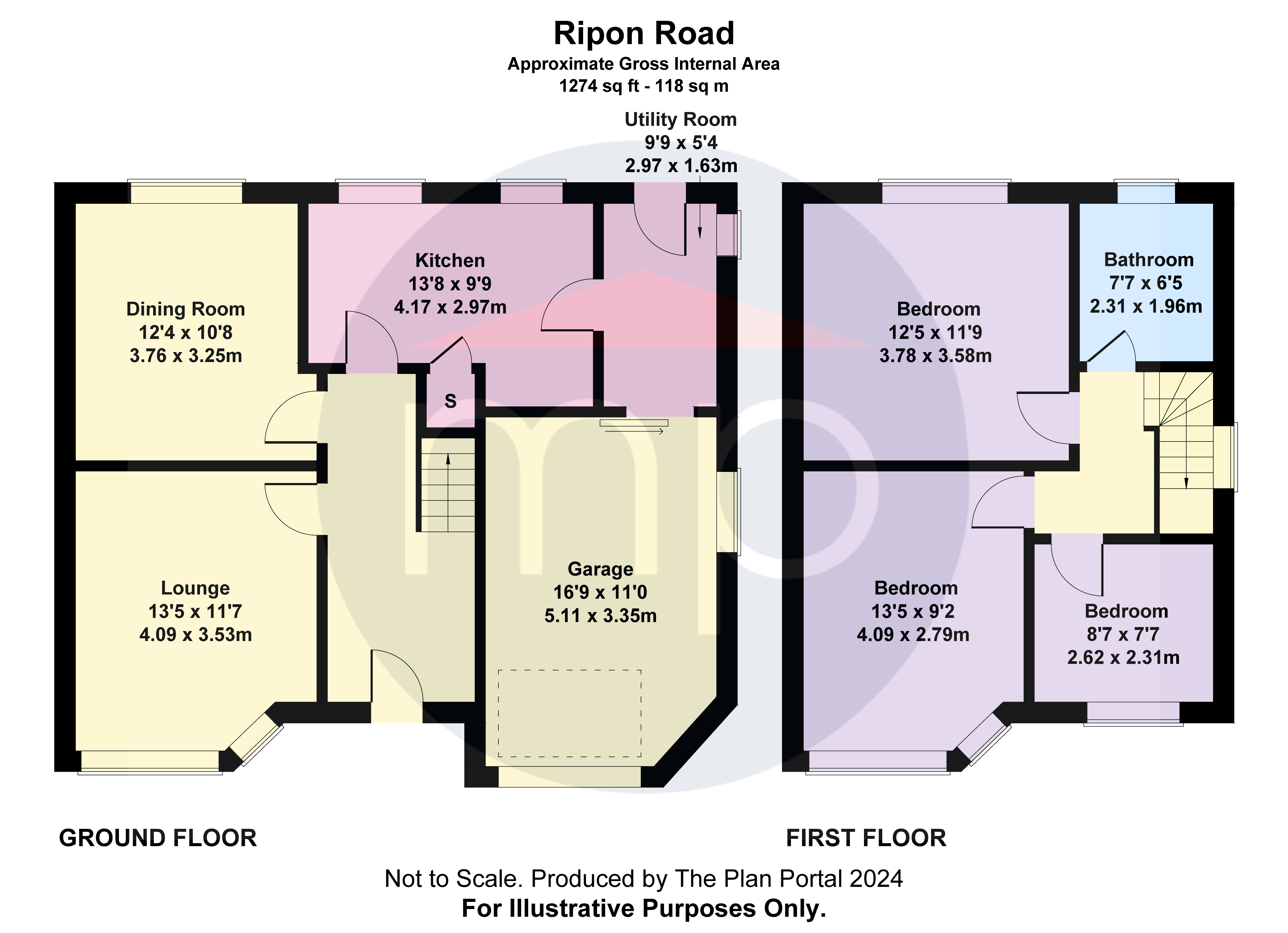 3 bed house for sale in Ripon Road, Nunthorpe - Property floorplan