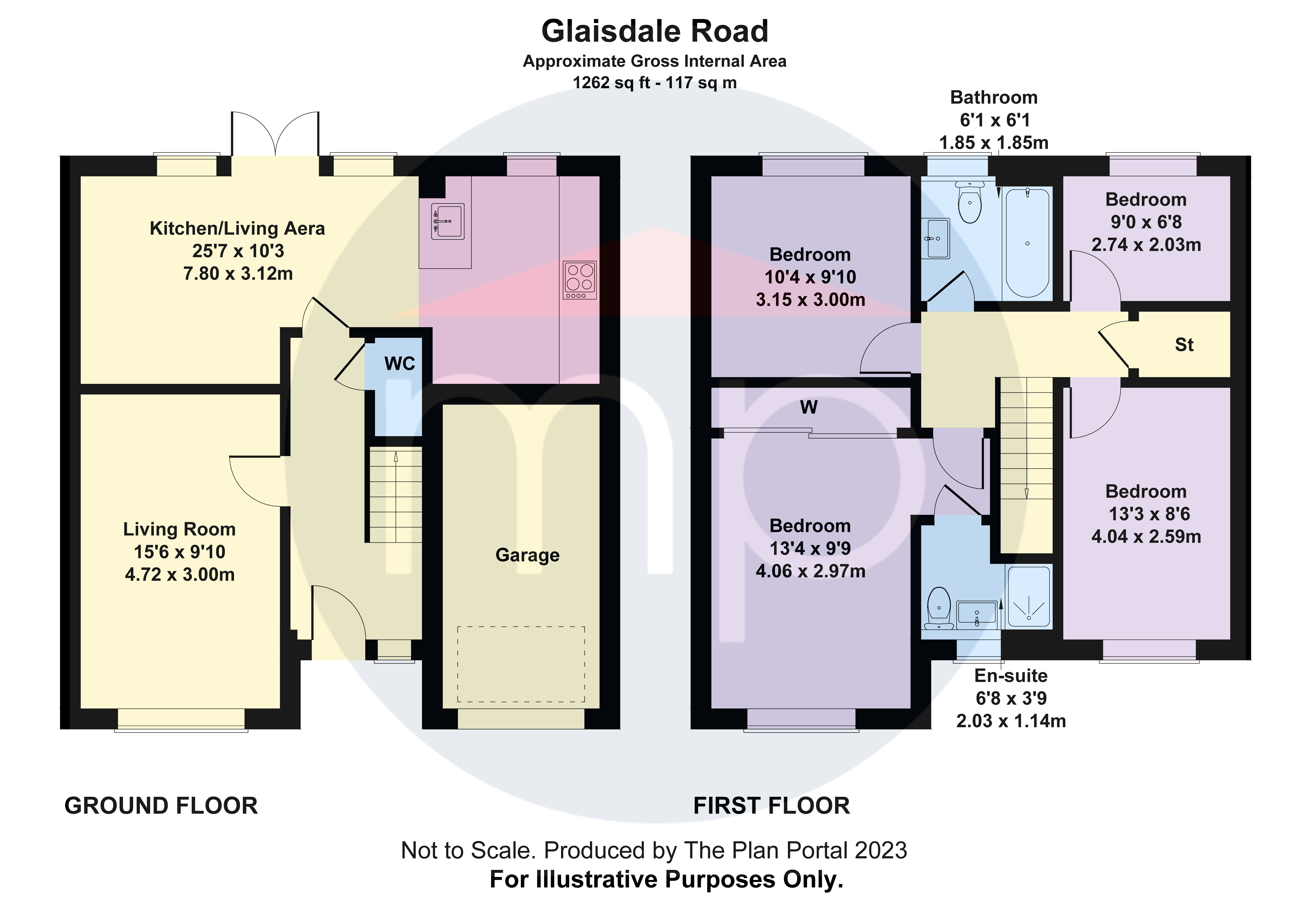 4 bed house for sale in Glaisdale Road, Guisborough - Property floorplan