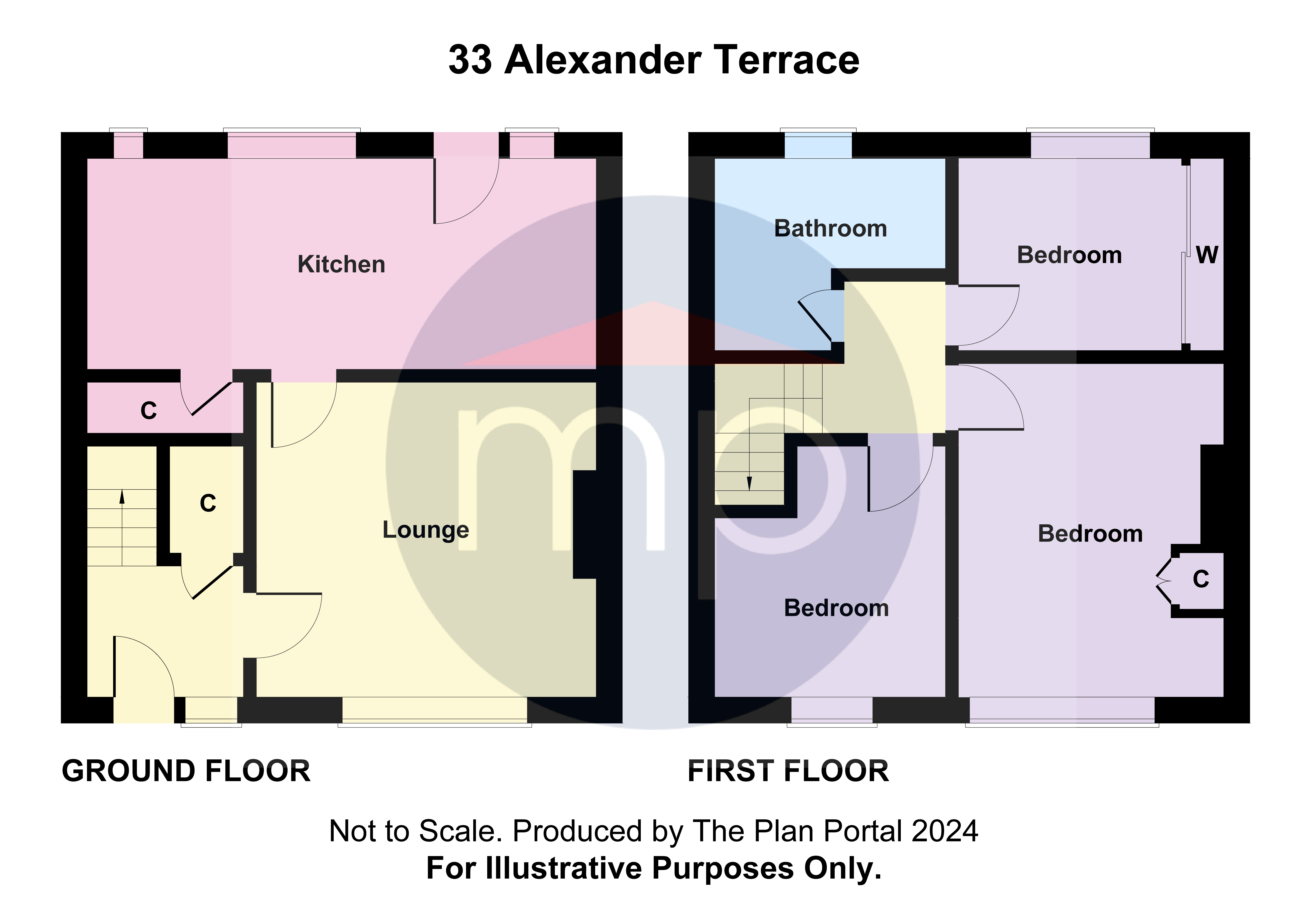 3 bed house for sale in Alexander Terrace, Brambles Farm - Property floorplan
