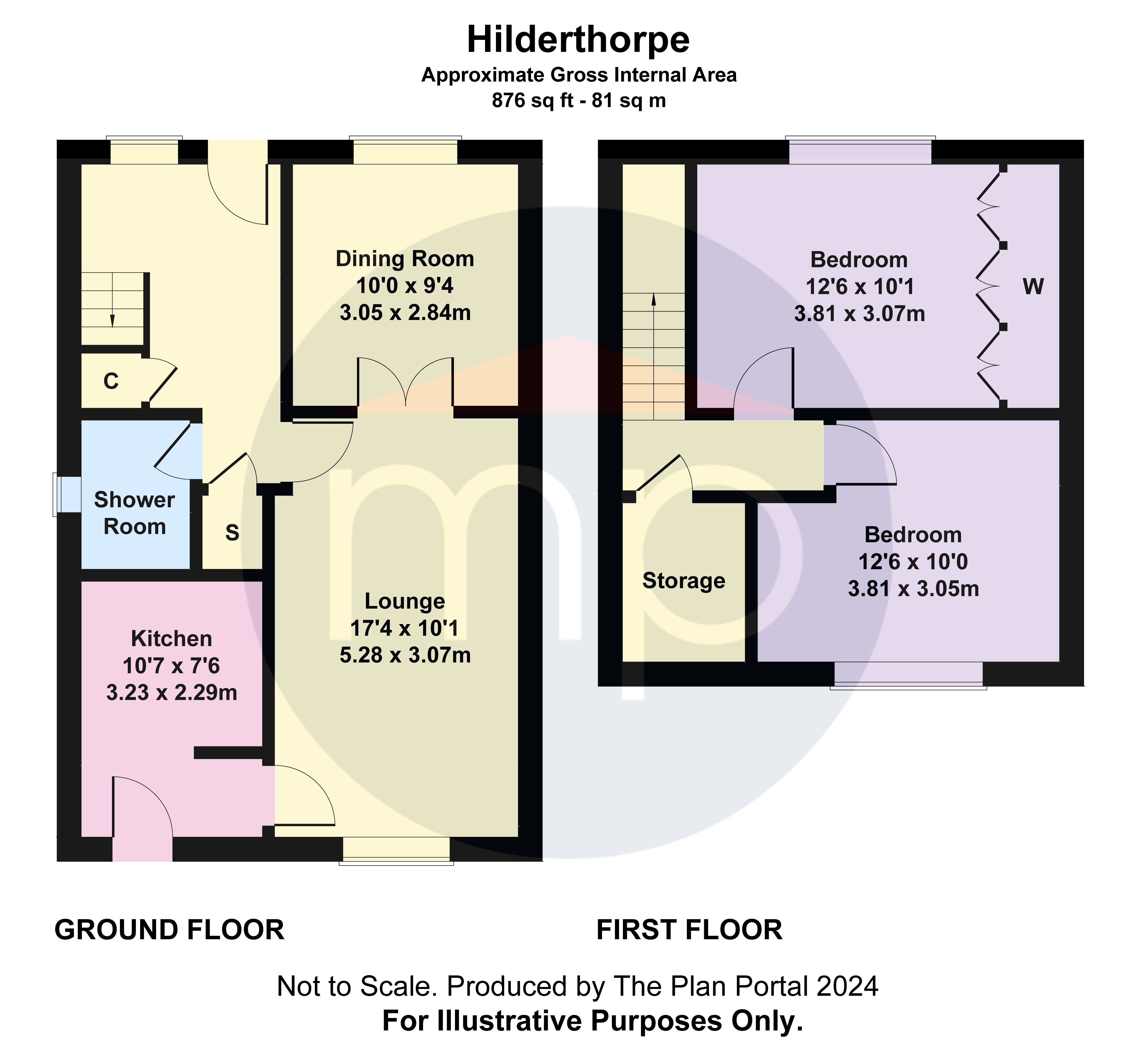 2 bed bungalow for sale in Hilderthorpe, Nunthorpe - Property floorplan