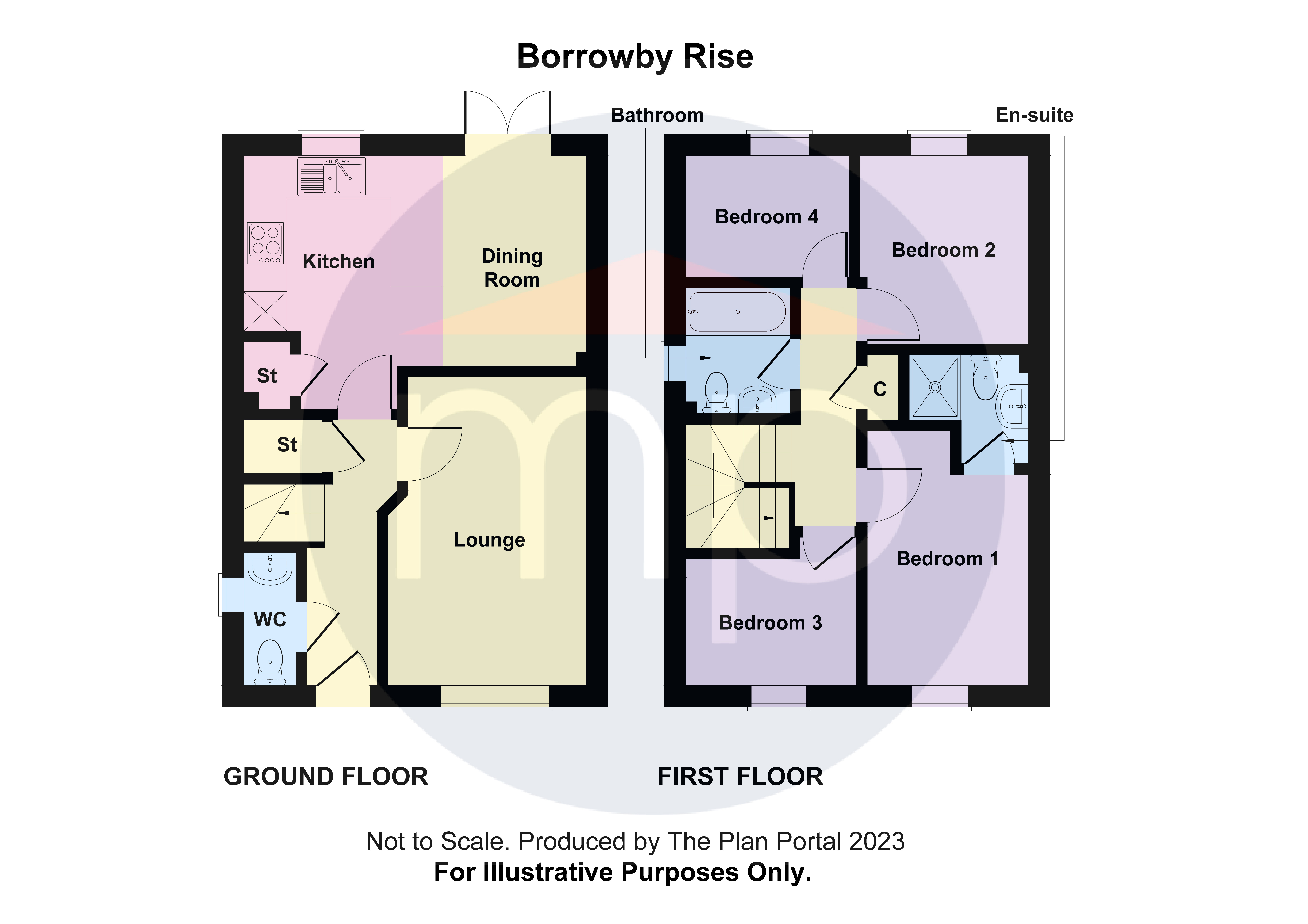 4 bed house for sale in Borrowby Rise, Nunthorpe - Property floorplan