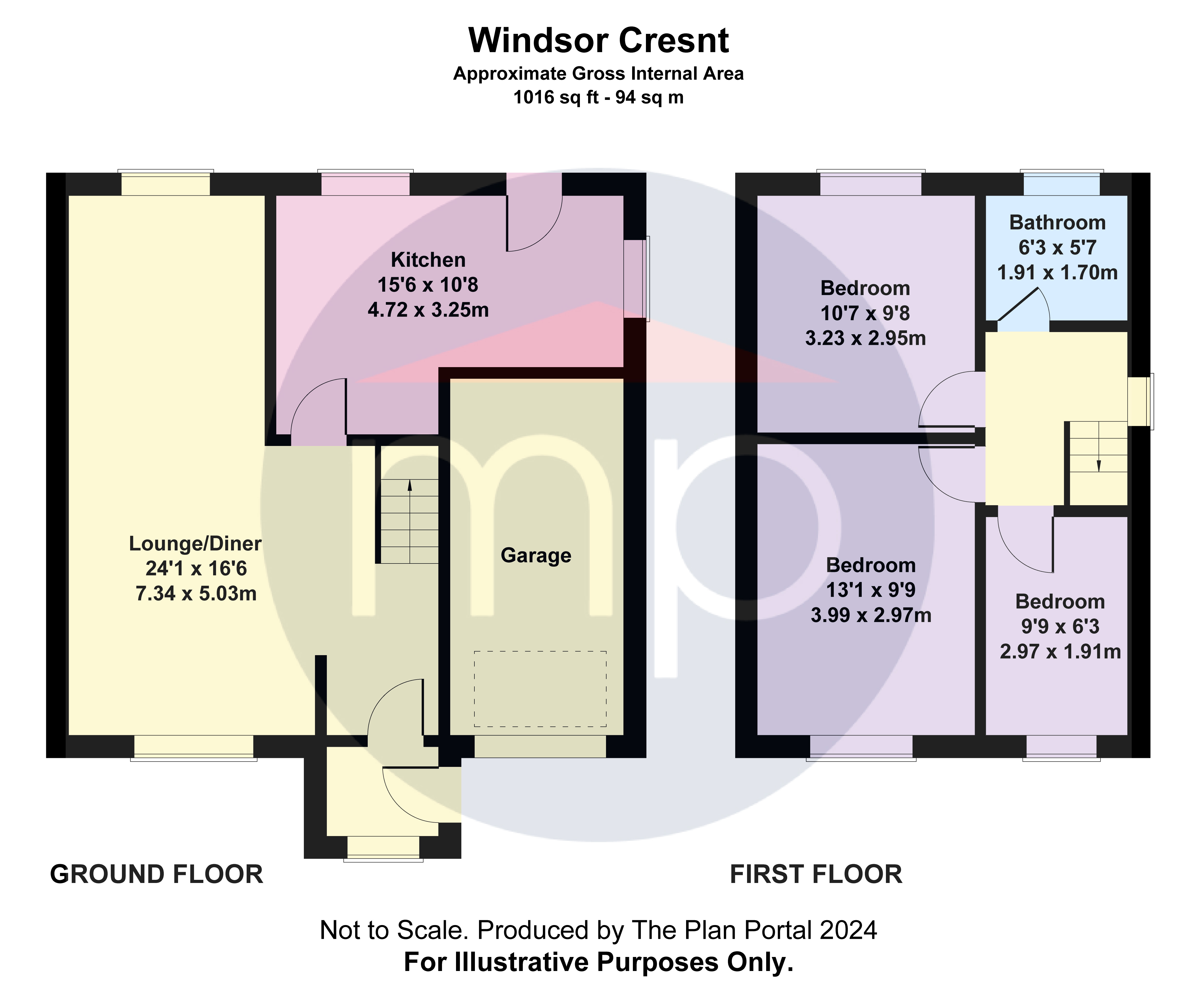 3 bed house for sale in Windsor Crescent, Nunthorpe - Property floorplan