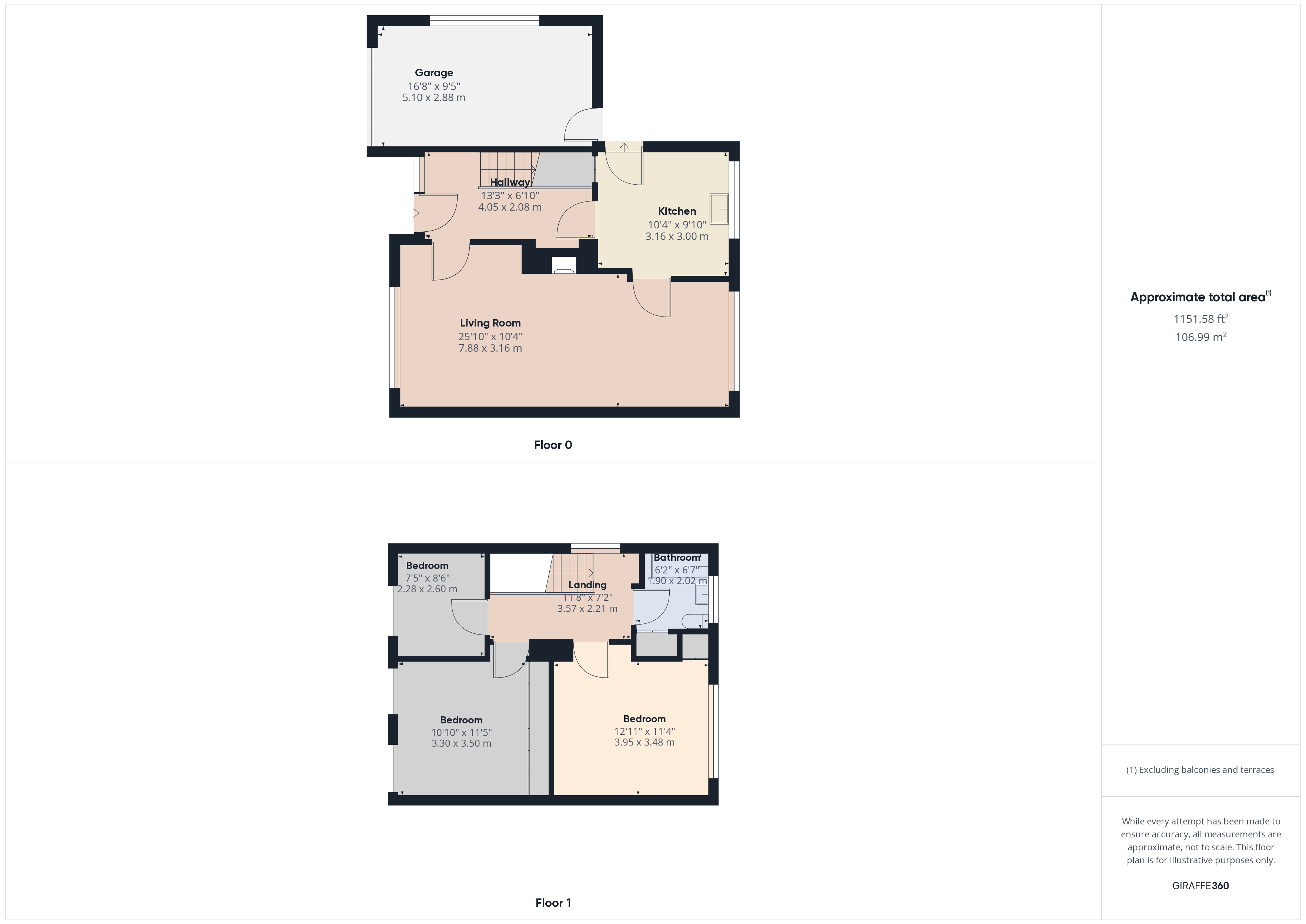 3 bed house for sale in Thweng Way, Guisborough - Property floorplan