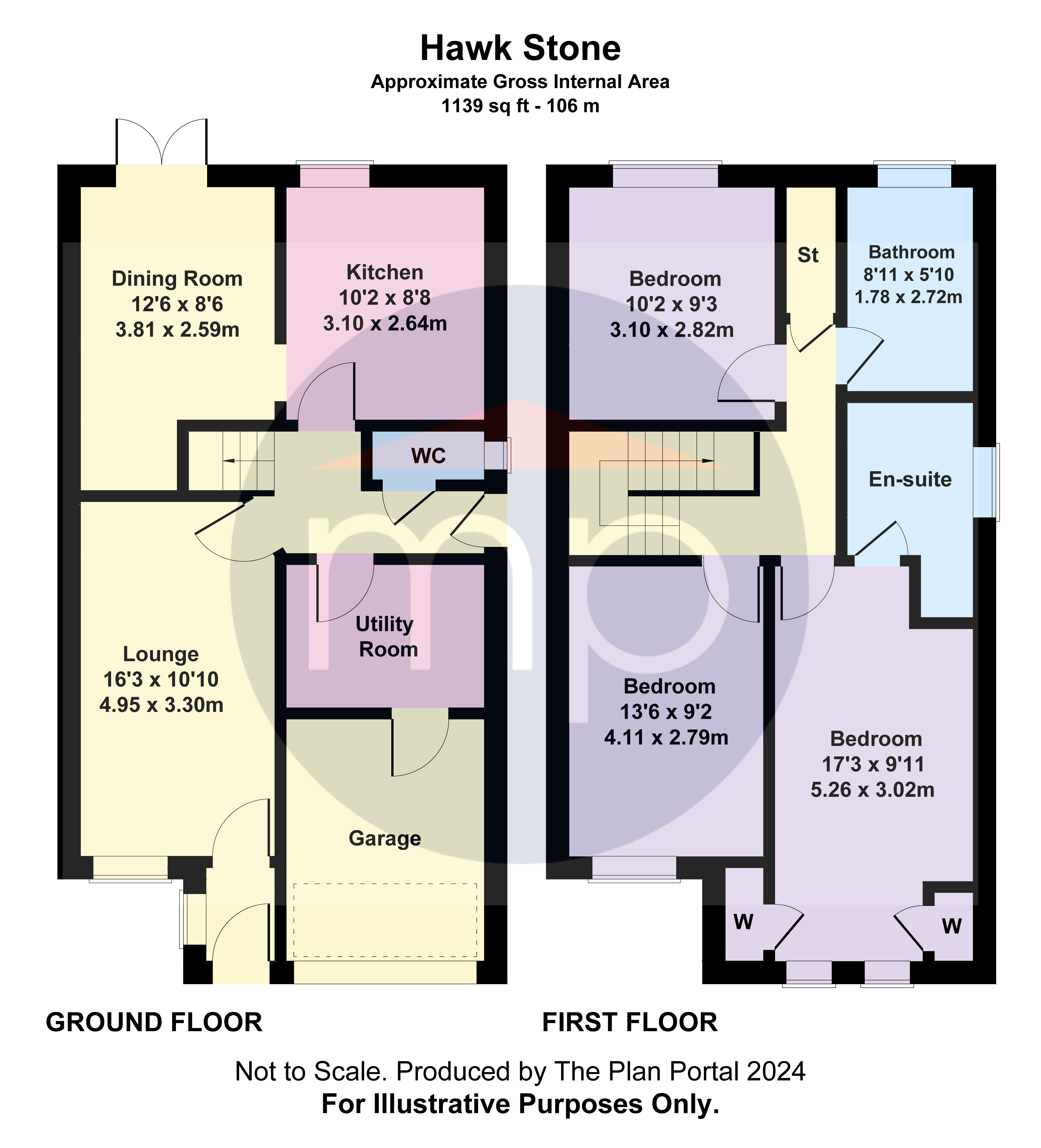 3 bed house for sale in Hawkstone, Marton - Property floorplan