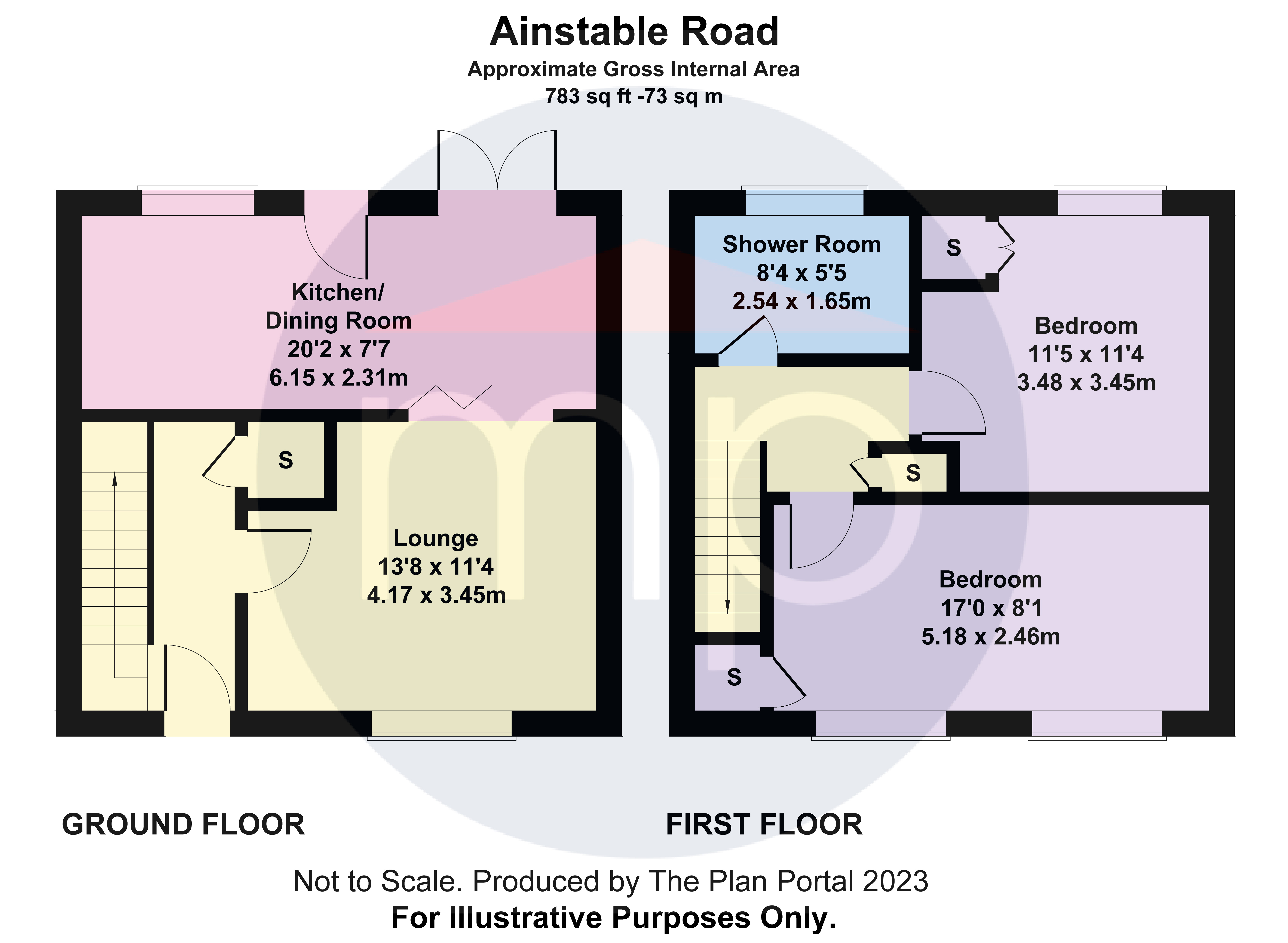2 bed house for sale in Ainstable Road, Ormesby - Property floorplan