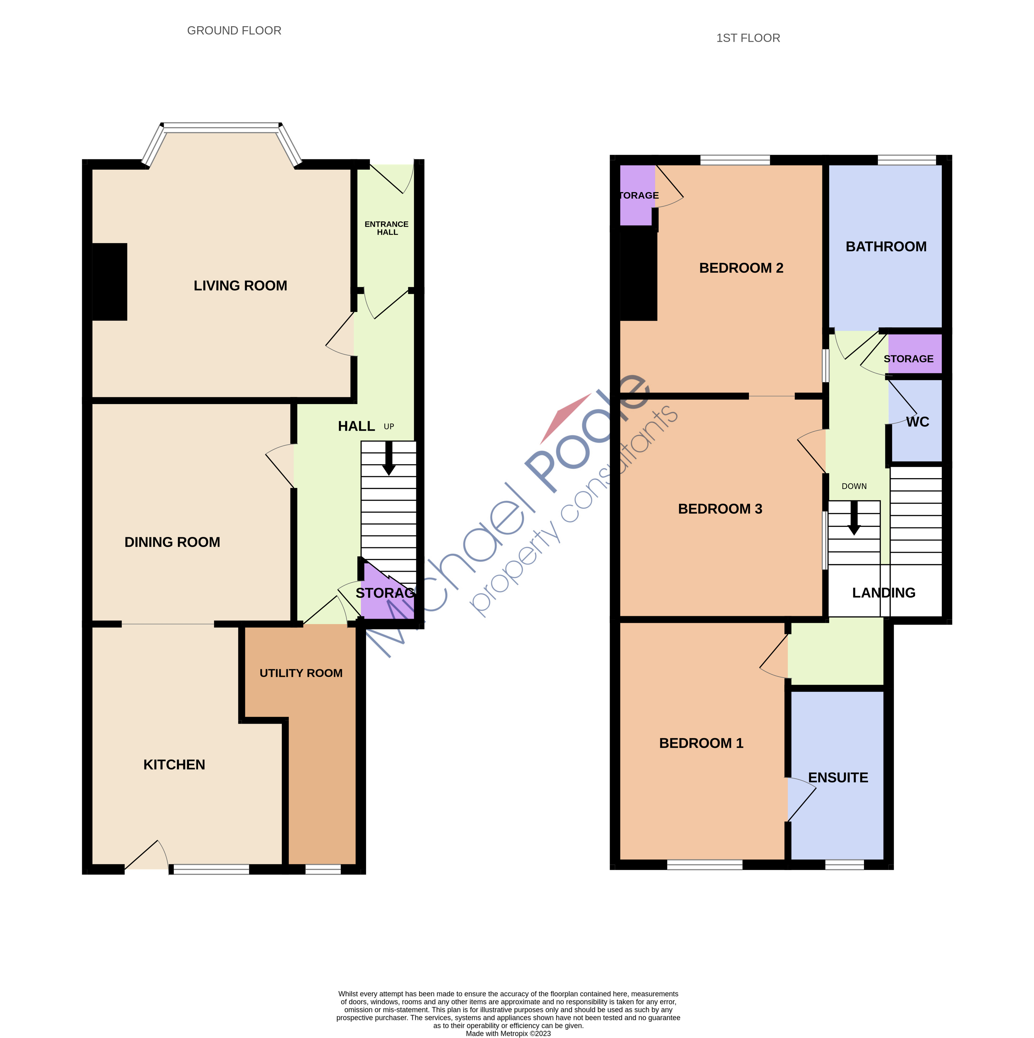 3 bed house for sale in Coatham Road, Redcar - Property floorplan