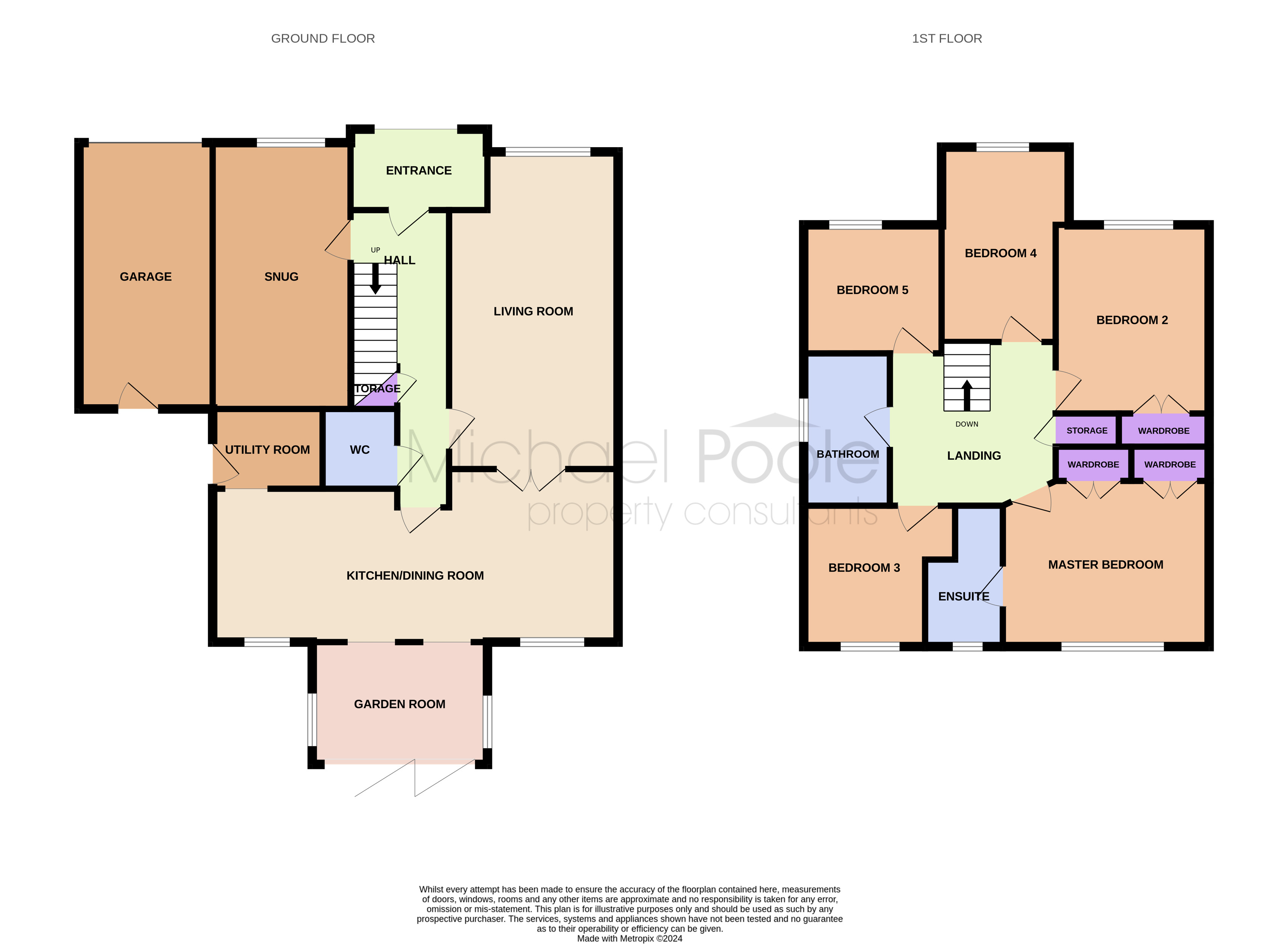 5 bed house for sale in Bramble Dykes, Redcar - Property floorplan