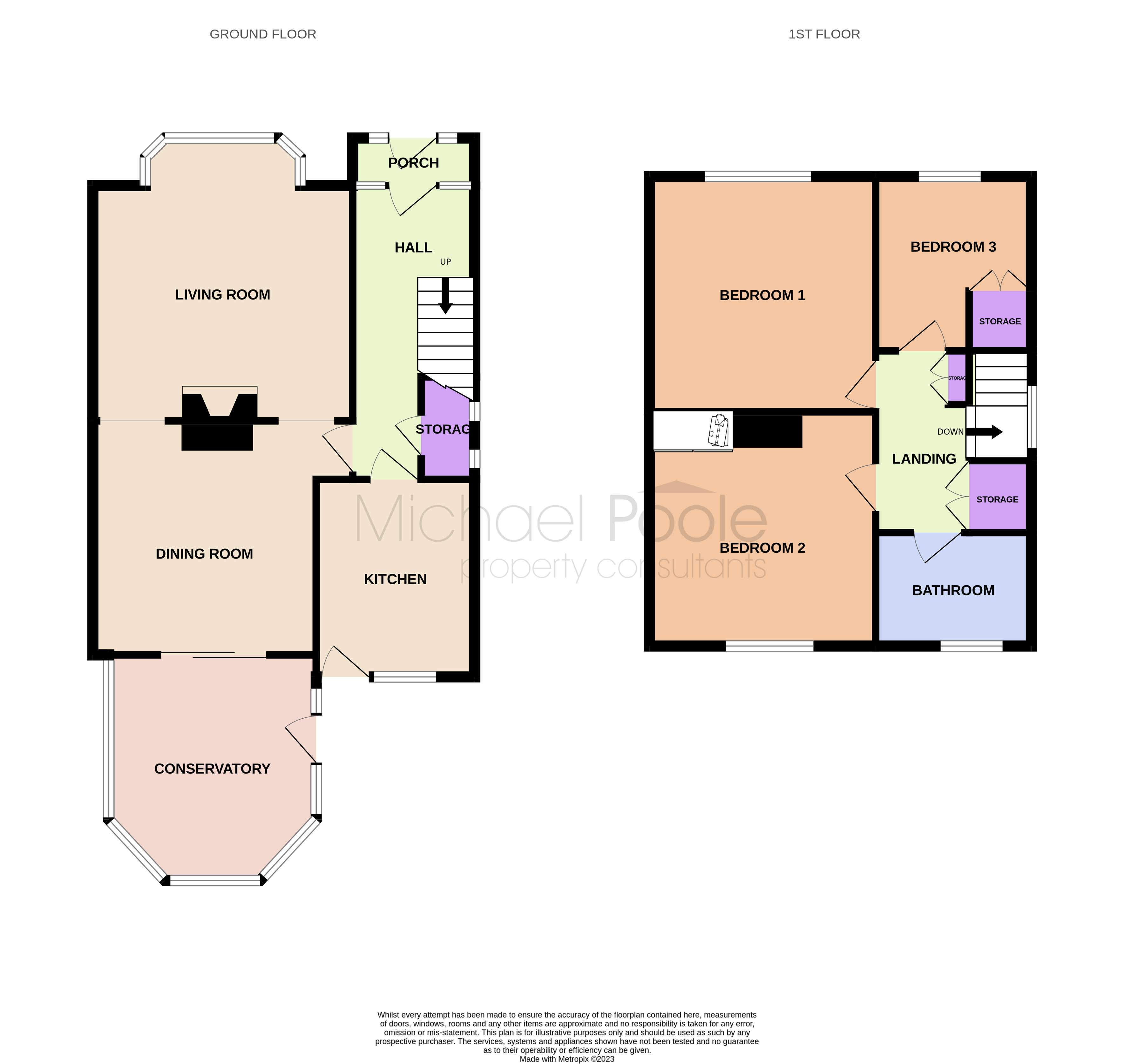 3 bed house for sale in Gordon Road, Redcar - Property floorplan
