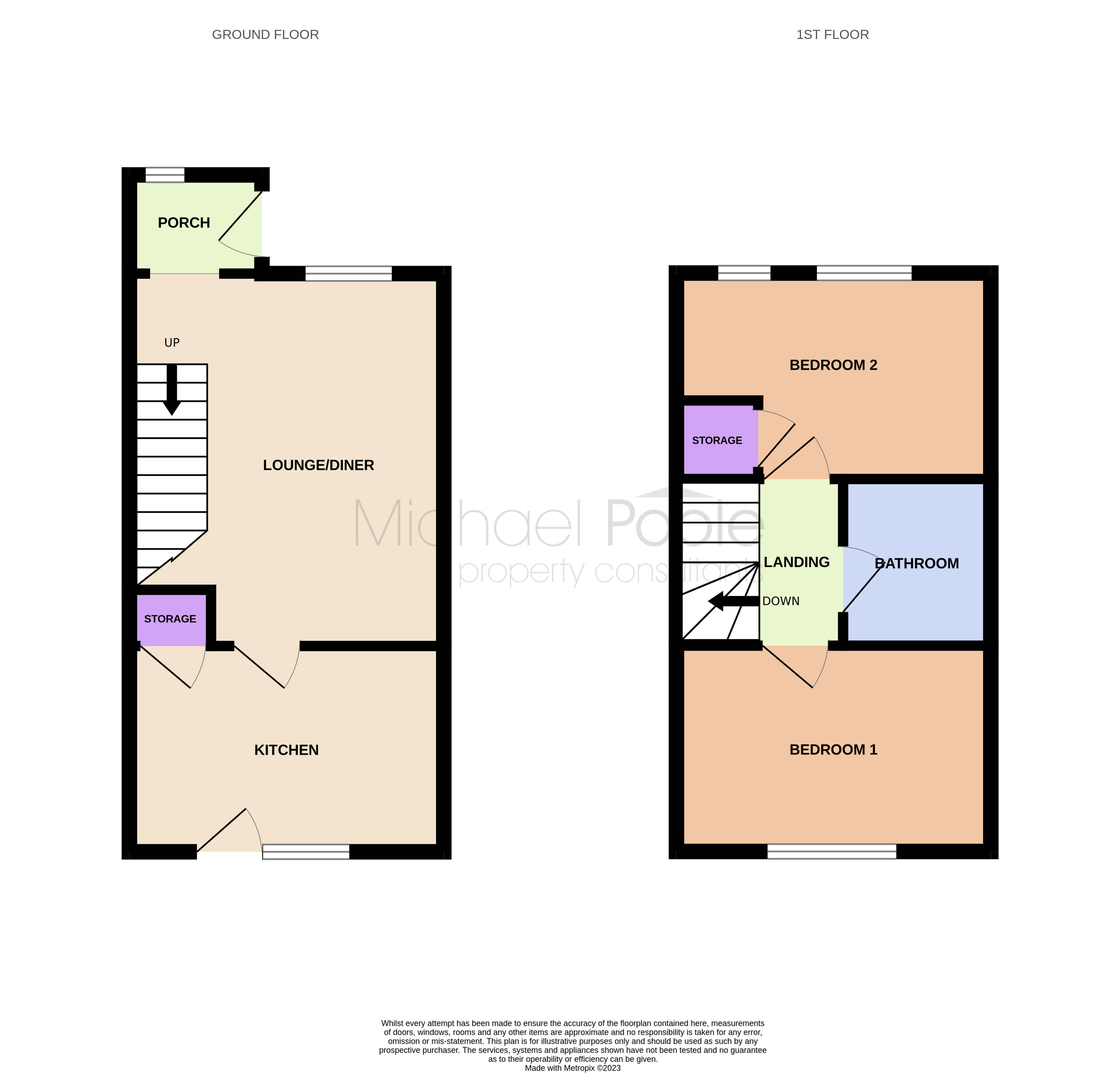 2 bed house for sale in Redcar Lane, Redcar - Property floorplan