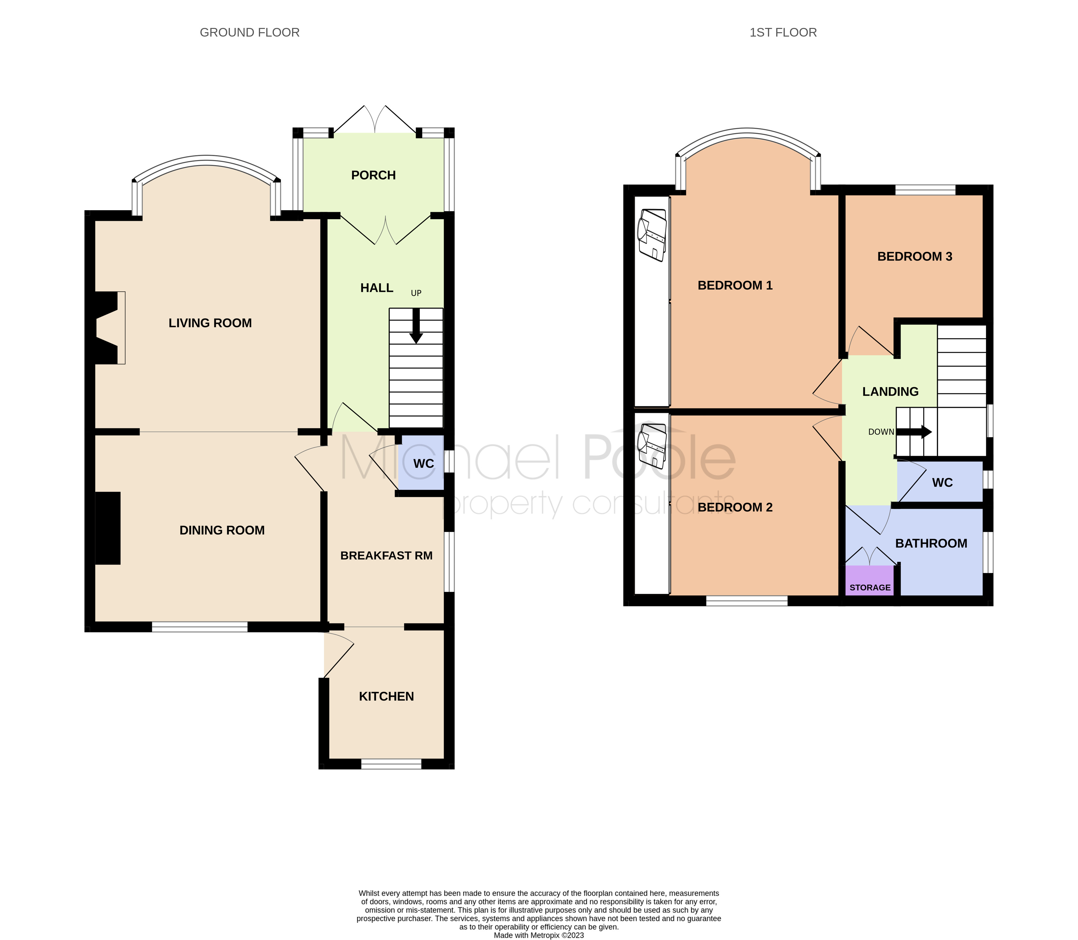3 bed house for sale in Easson Road, Redcar - Property floorplan