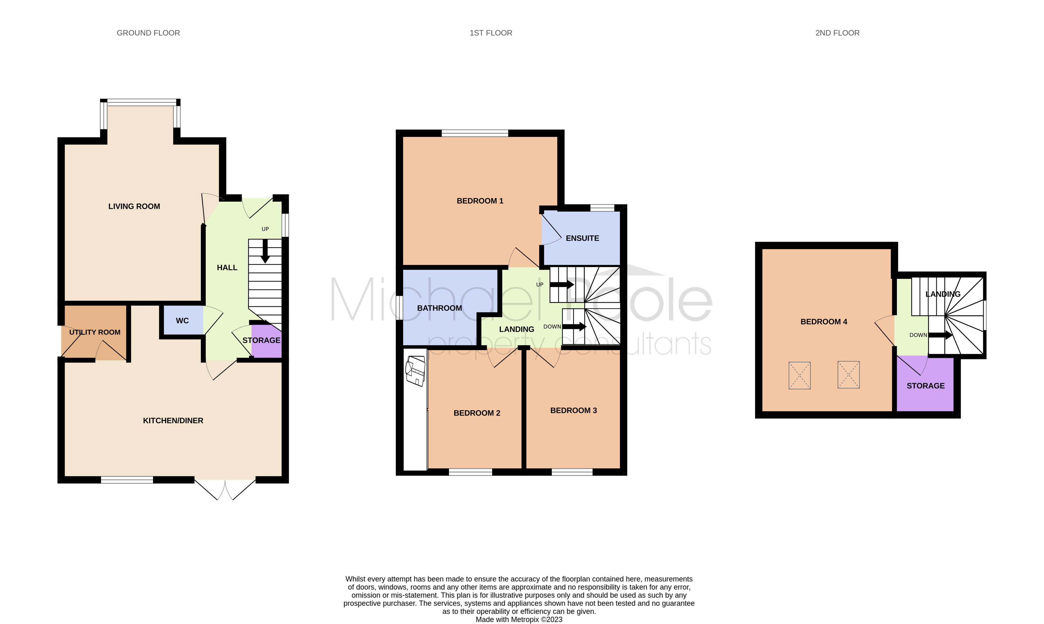4 bed house for sale in Ilfracombe Drive, Redcar - Property floorplan