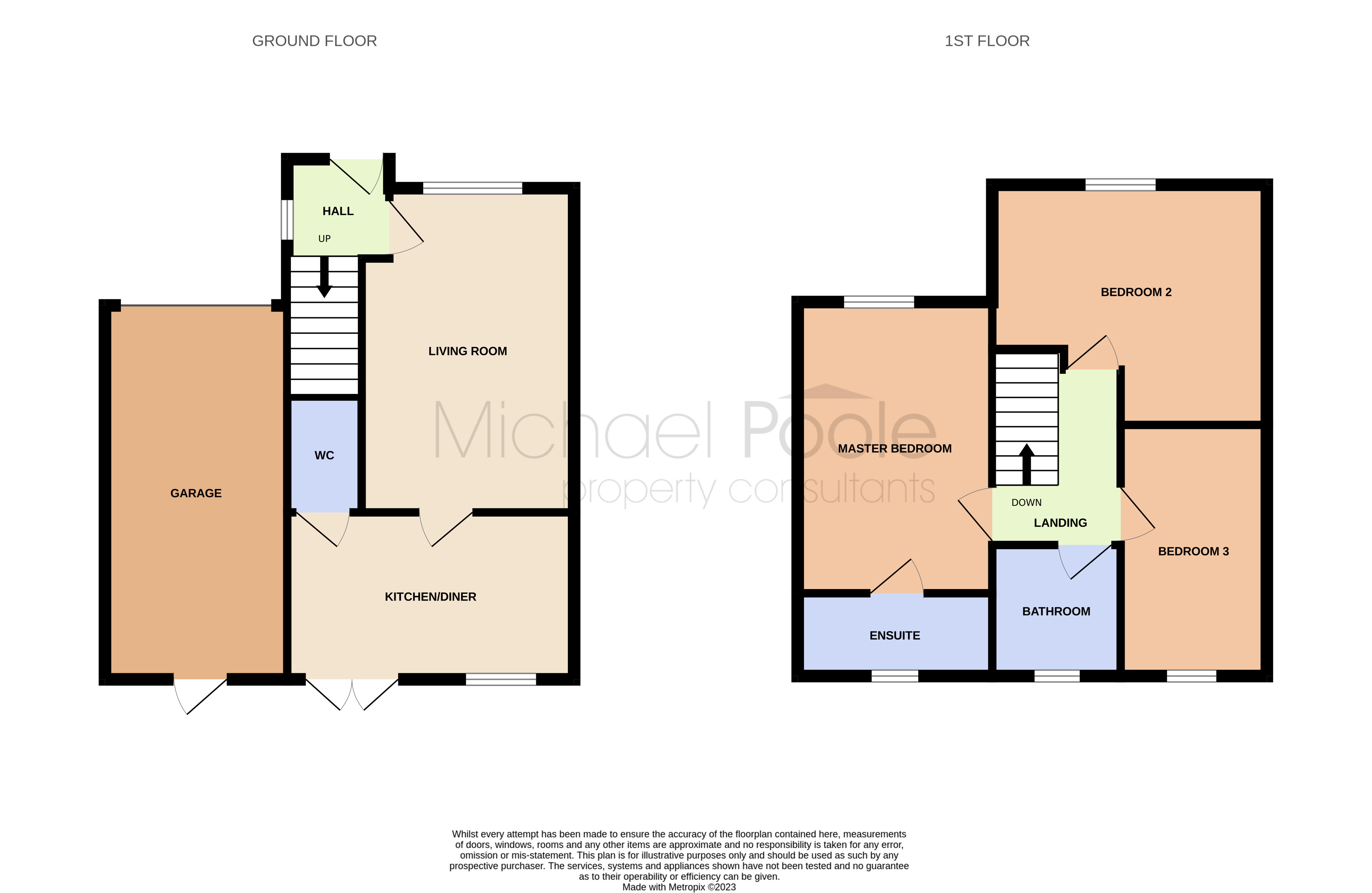 3 bed house for sale in Ryehills Close, Redcar - Property floorplan