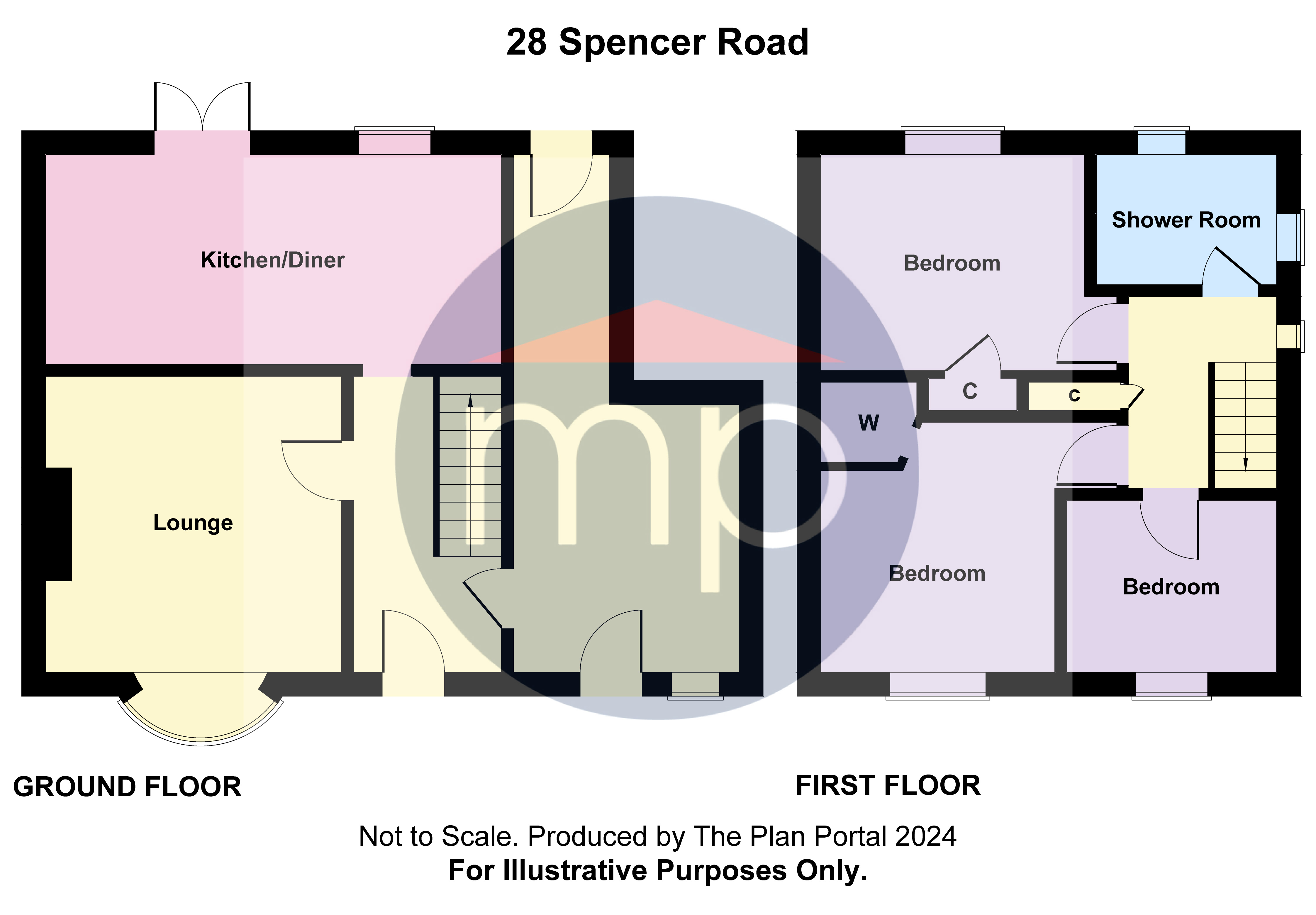 3 bed house for sale in Spencer Road, Middlesbrough - Property floorplan