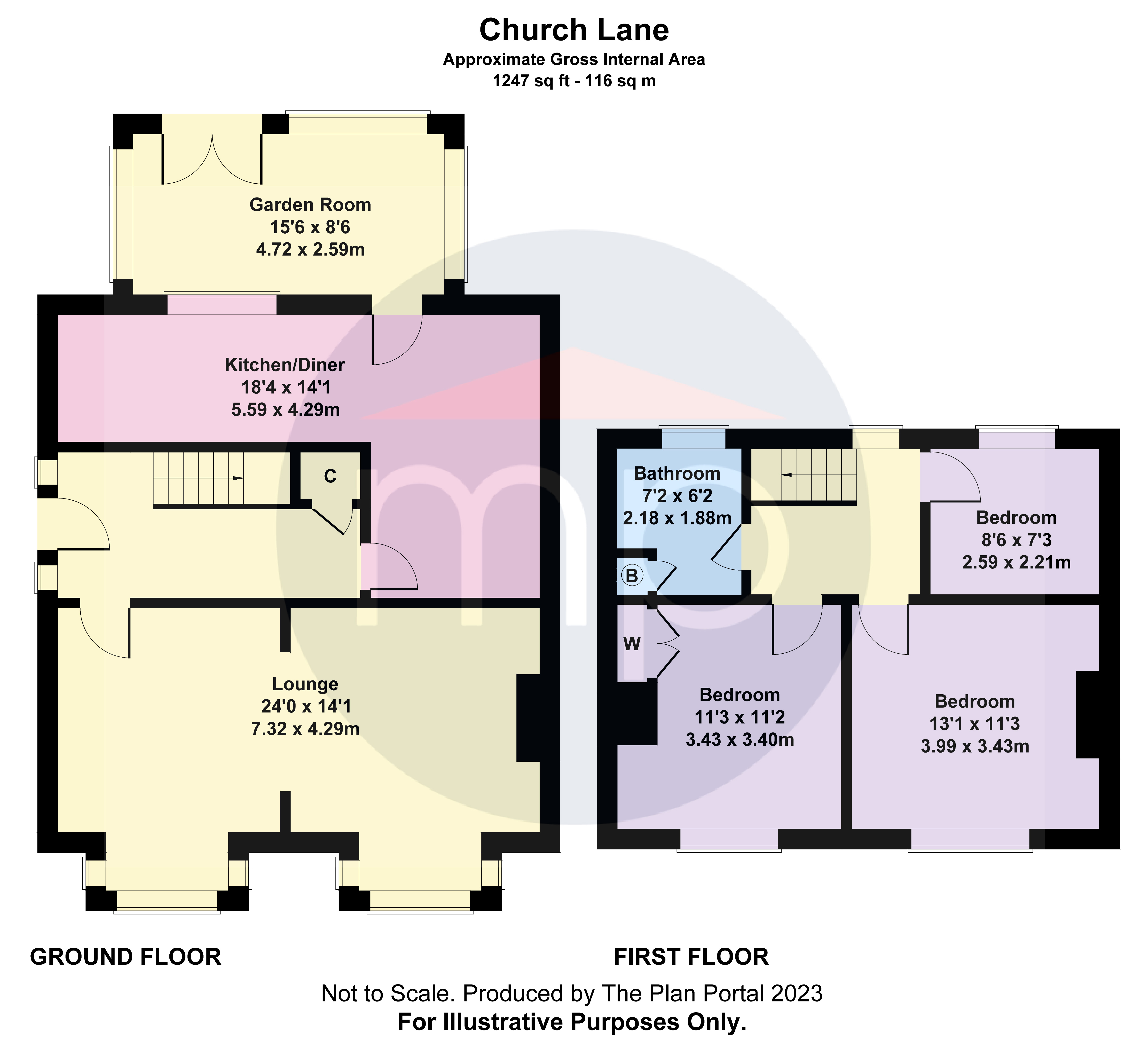 3 bed house for sale in Church Lane, Eston - Property floorplan