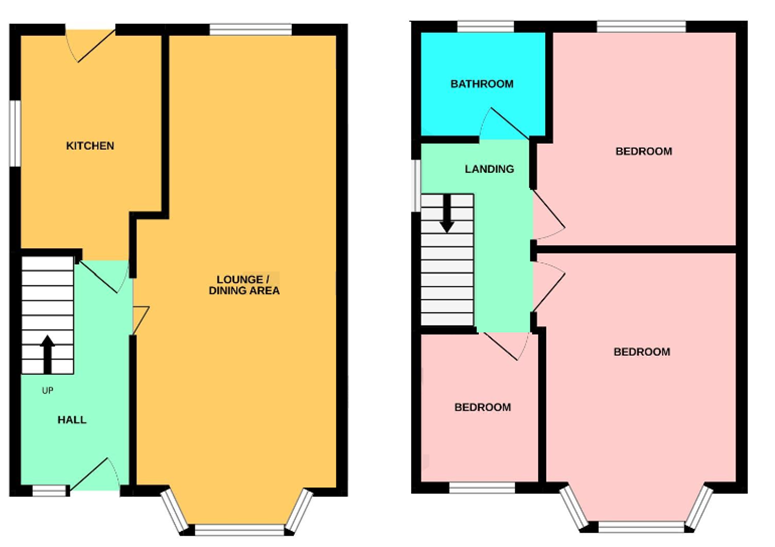 3 bed house for sale in Kettleness Avenue, Redcar - Property floorplan