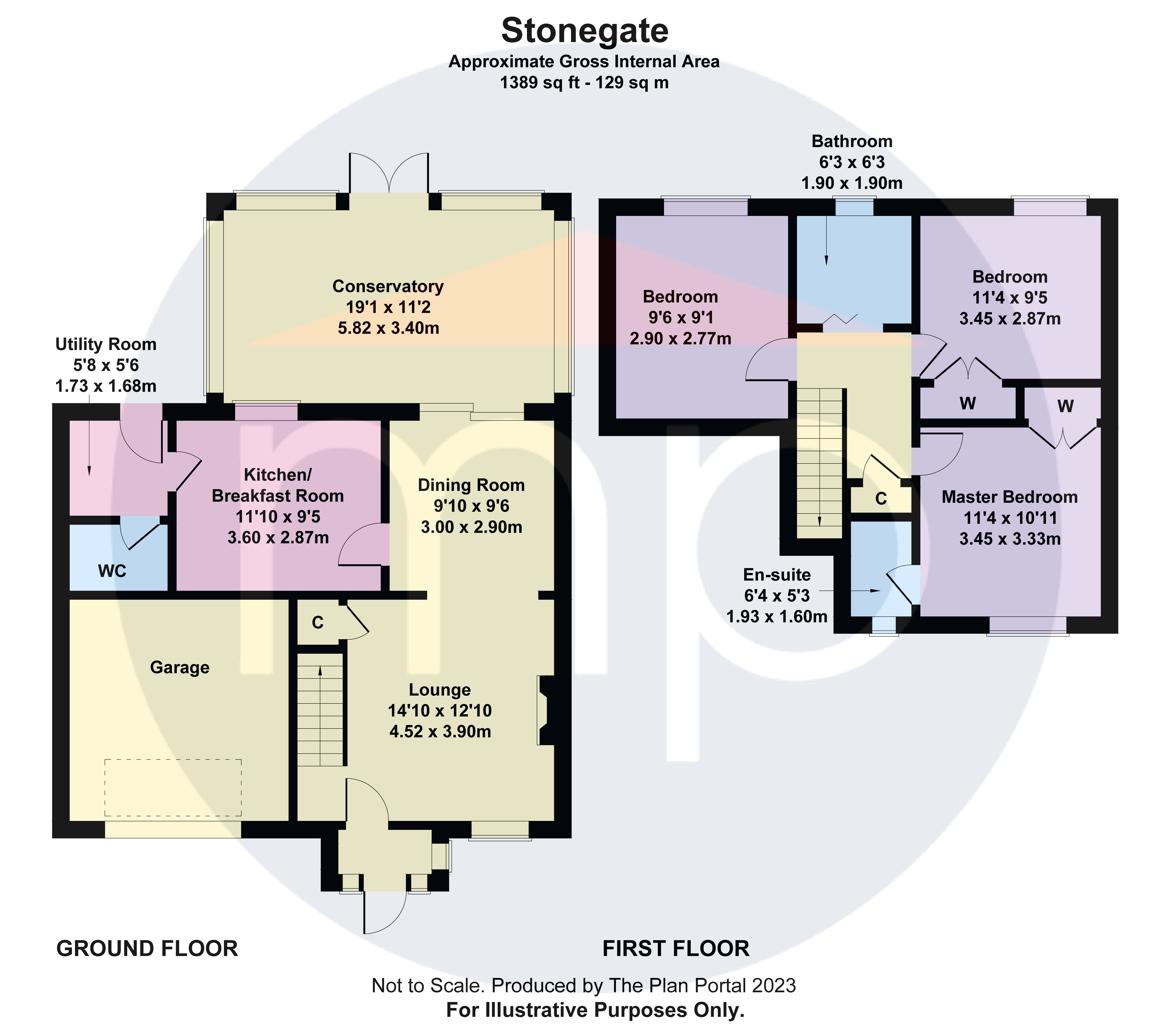 3 bed house for sale in Stonegate, Eston - Property floorplan