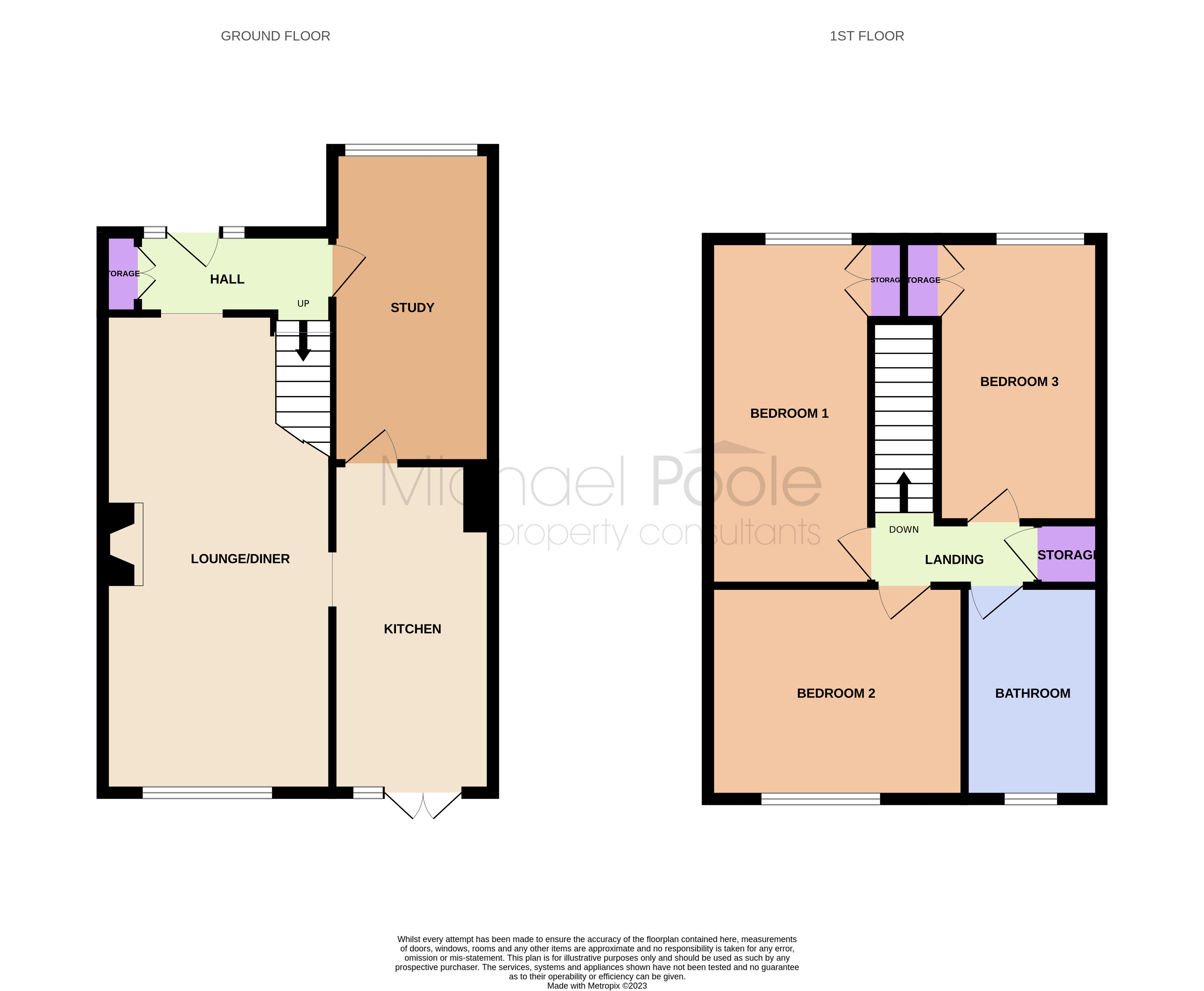 3 bed house for sale in Broadway East, Redcar - Property floorplan