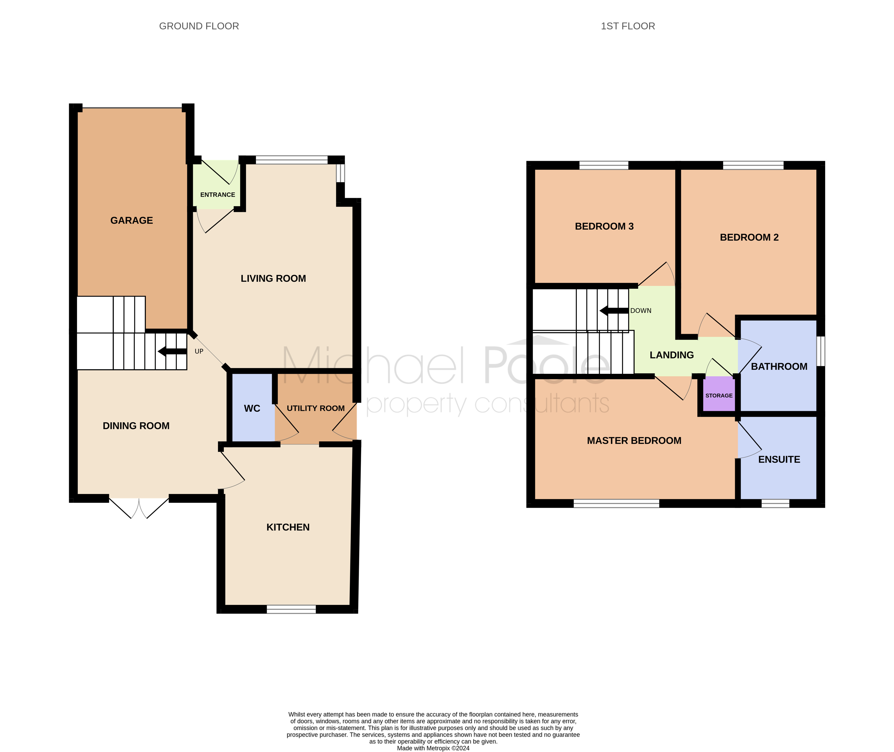 3 bed house for sale in Low Farm Drive, Redcar - Property floorplan