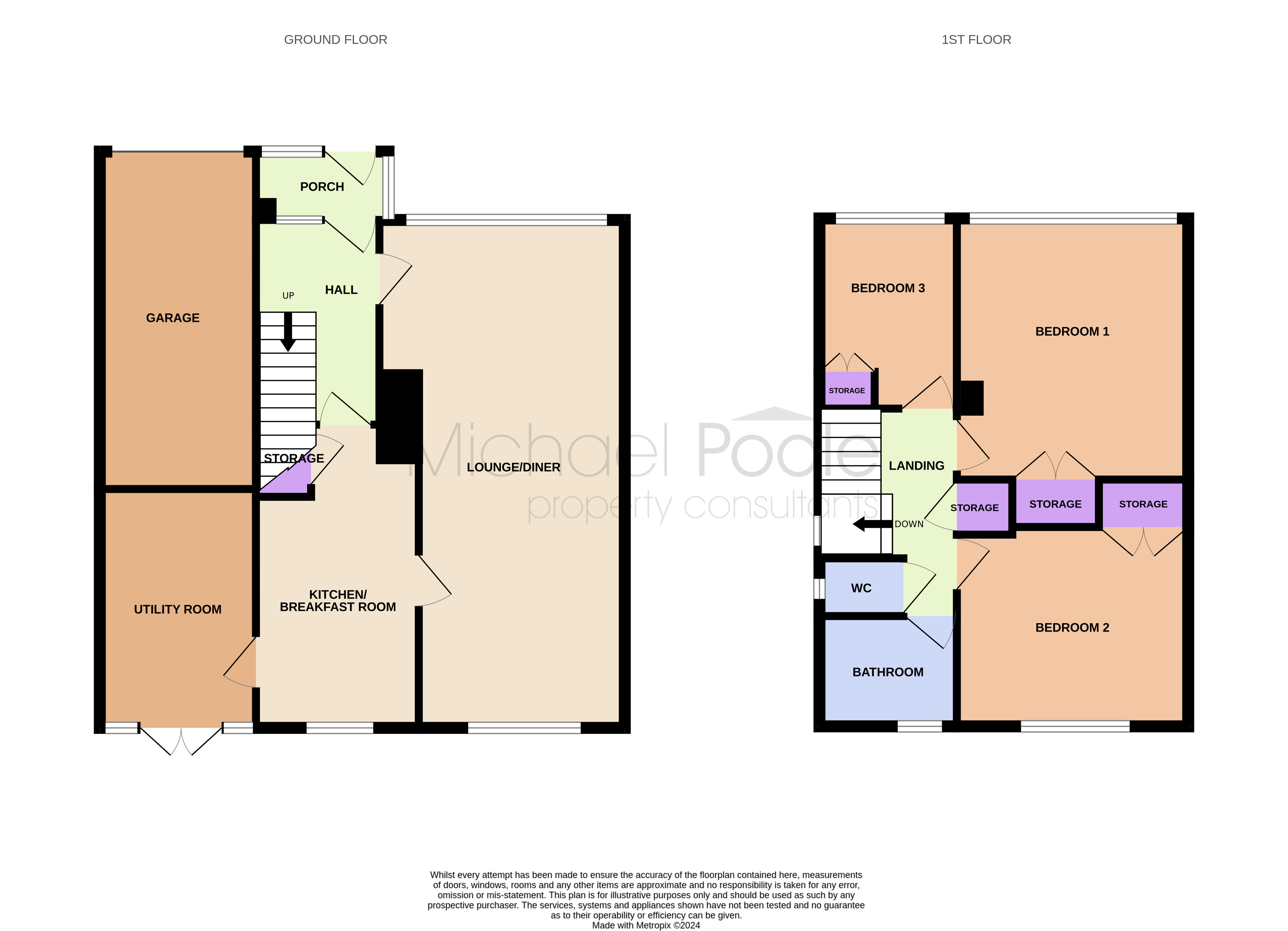 3 bed house for sale in Cambrian Avenue, Redcar - Property floorplan