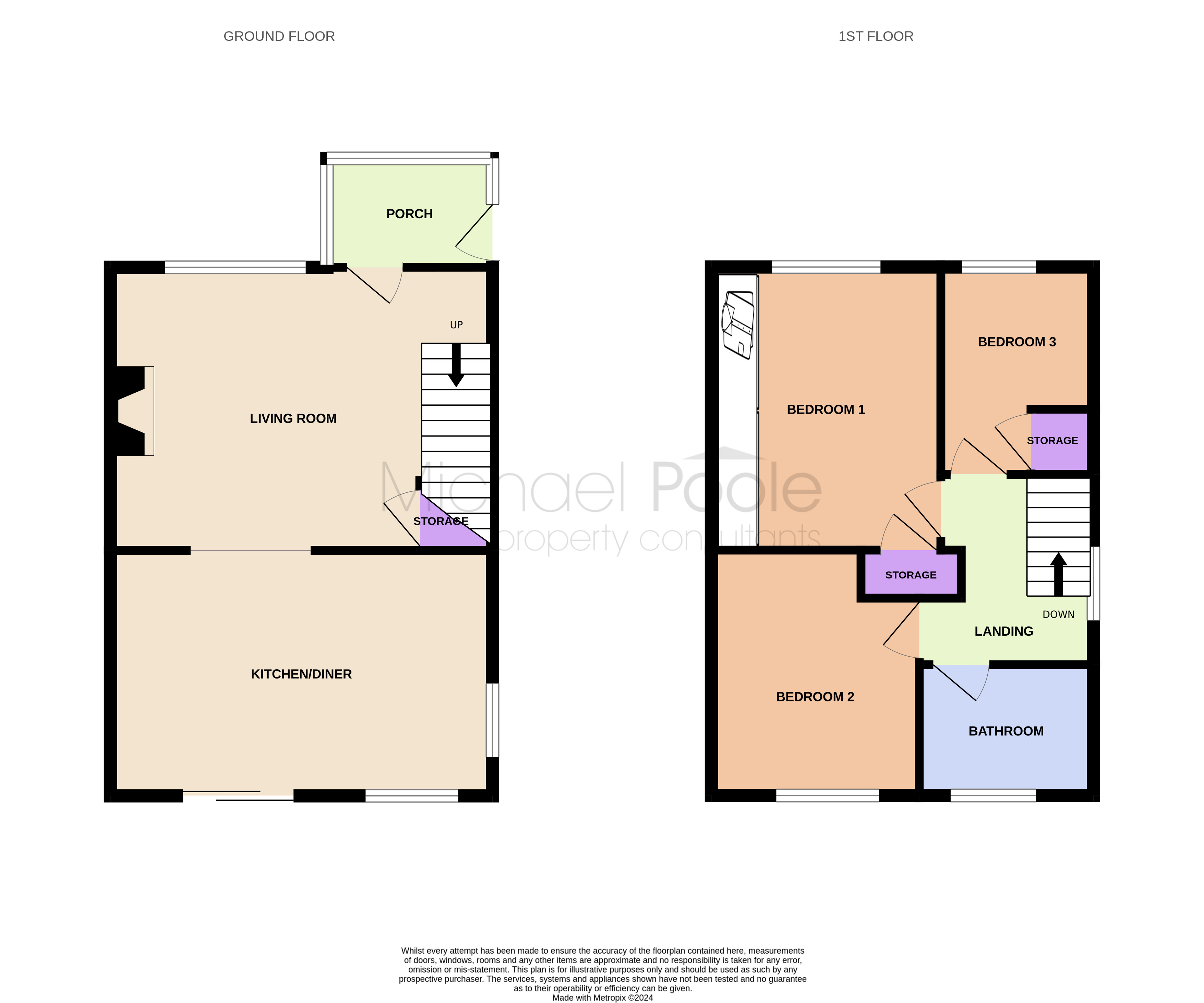 3 bed house for sale in Cayton Close, Redcar - Property floorplan