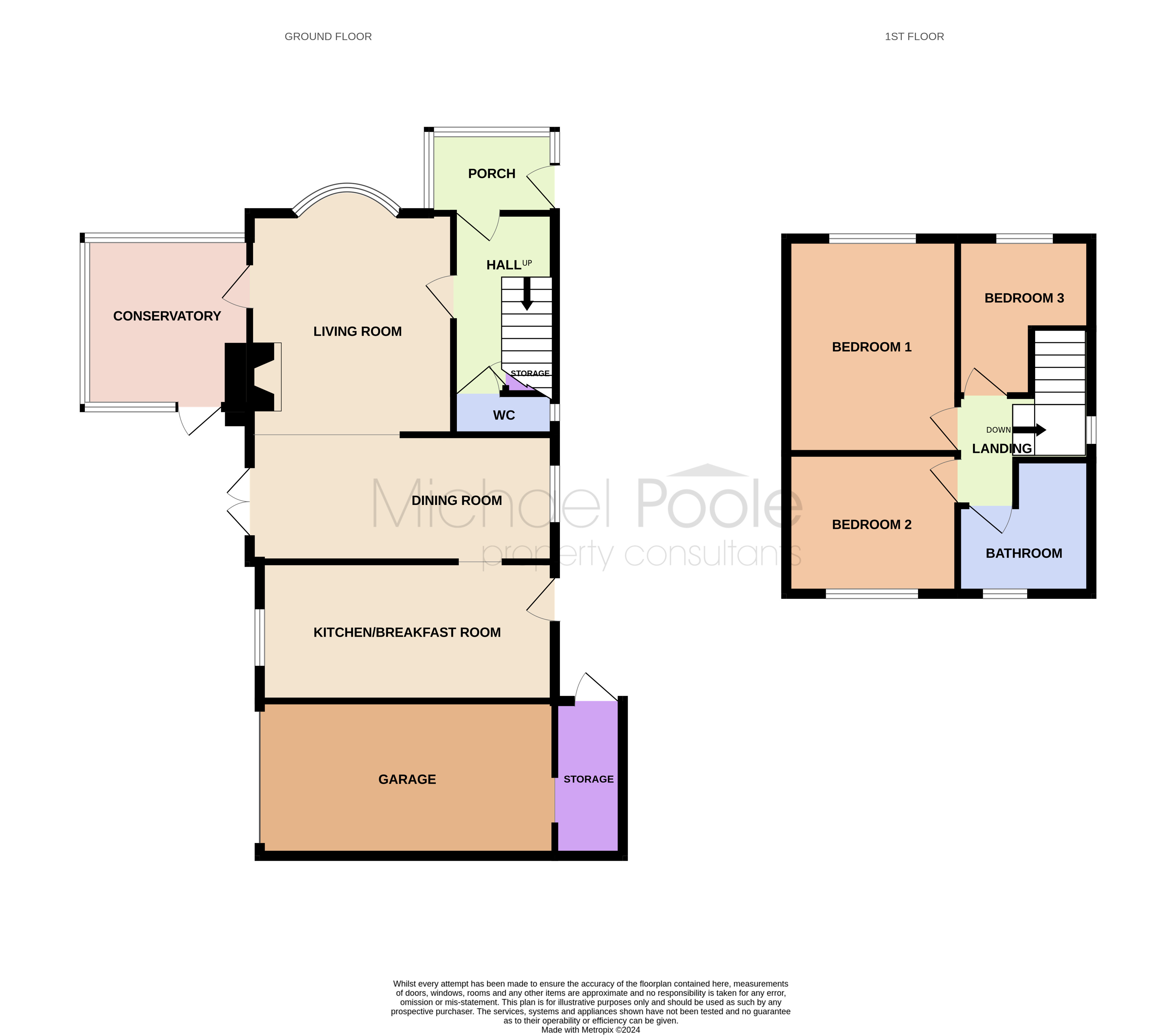 3 bed house for sale in Churchill Drive, Marske-By-The-Sea - Property floorplan