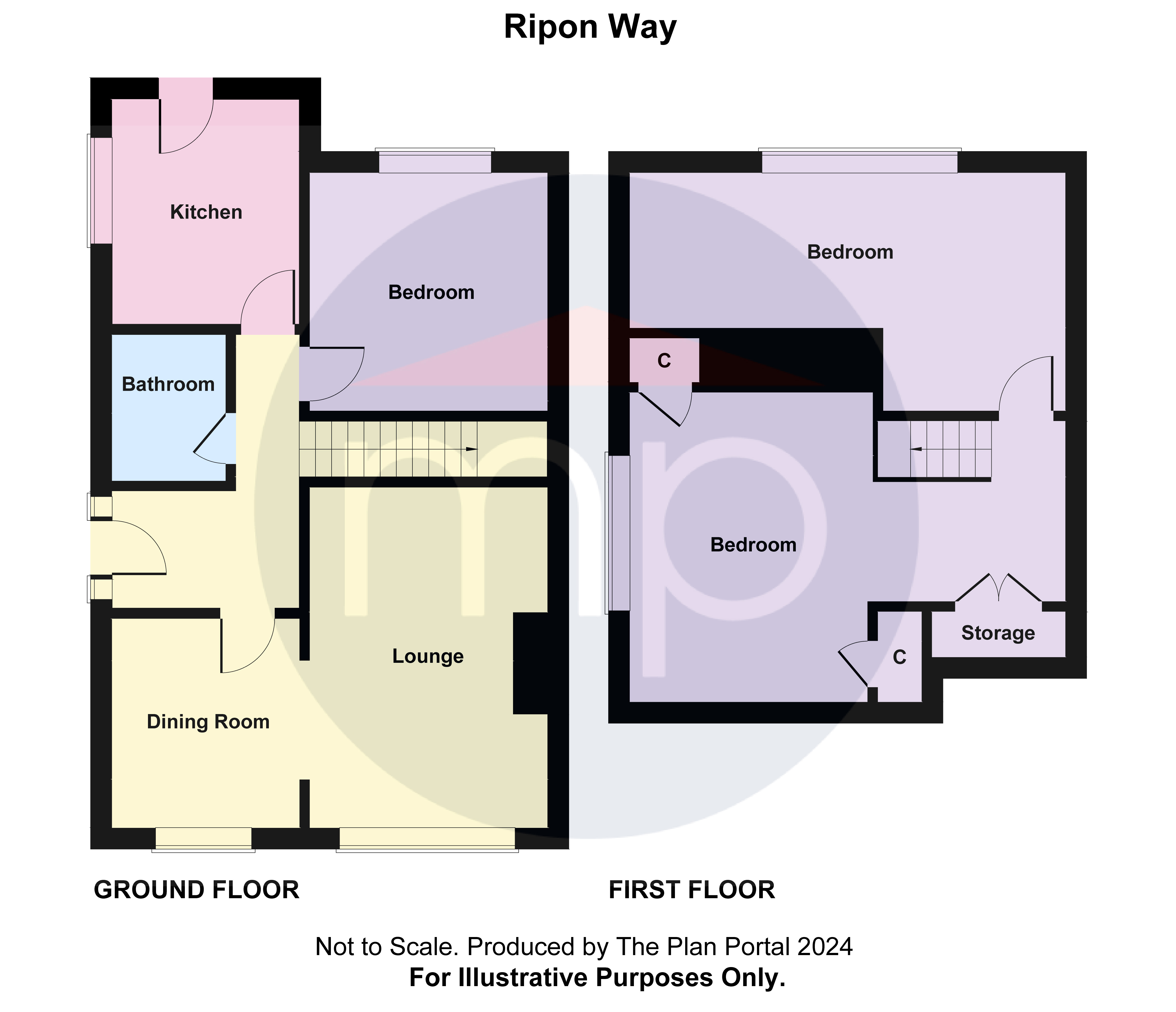 3 bed bungalow for sale in Ripon Way, Eston - Property floorplan