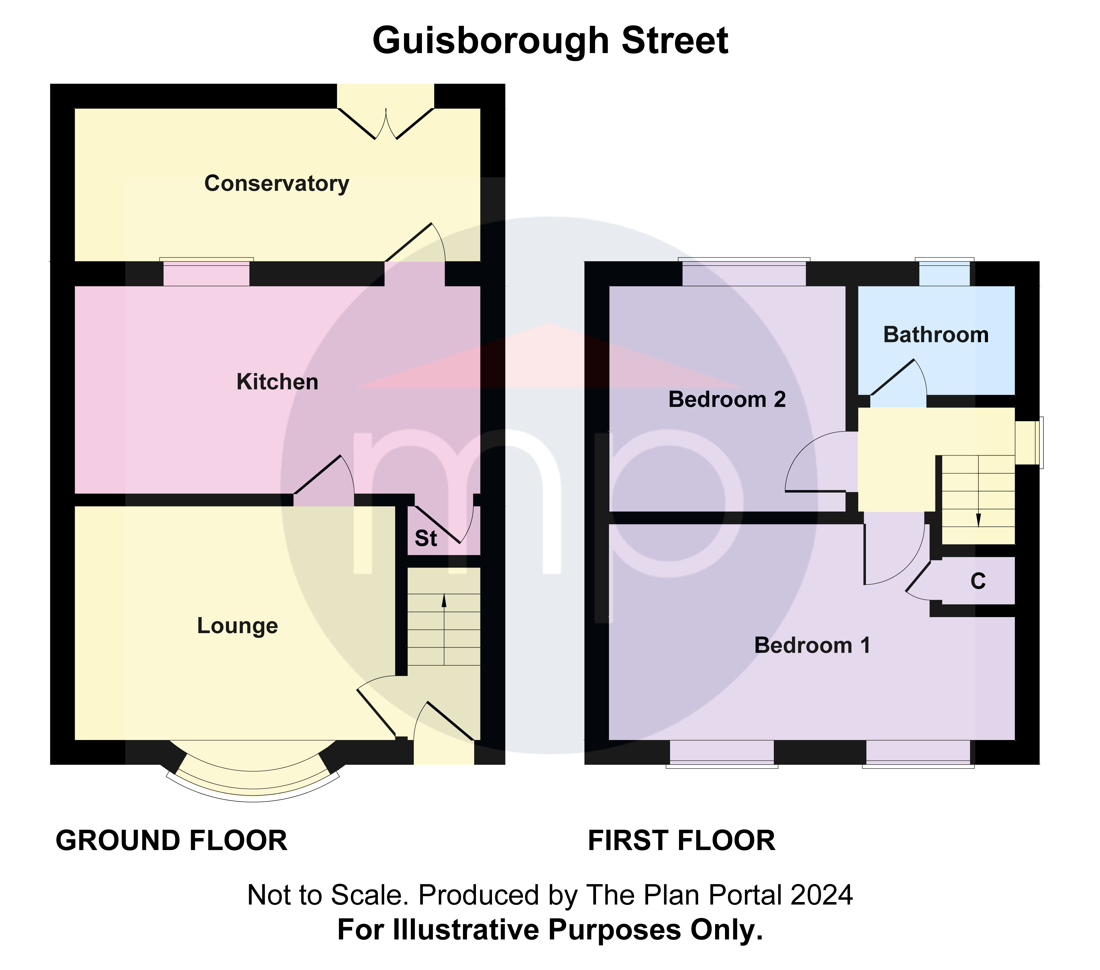 2 bed house for sale in Guisborough Street, Eston - Property floorplan