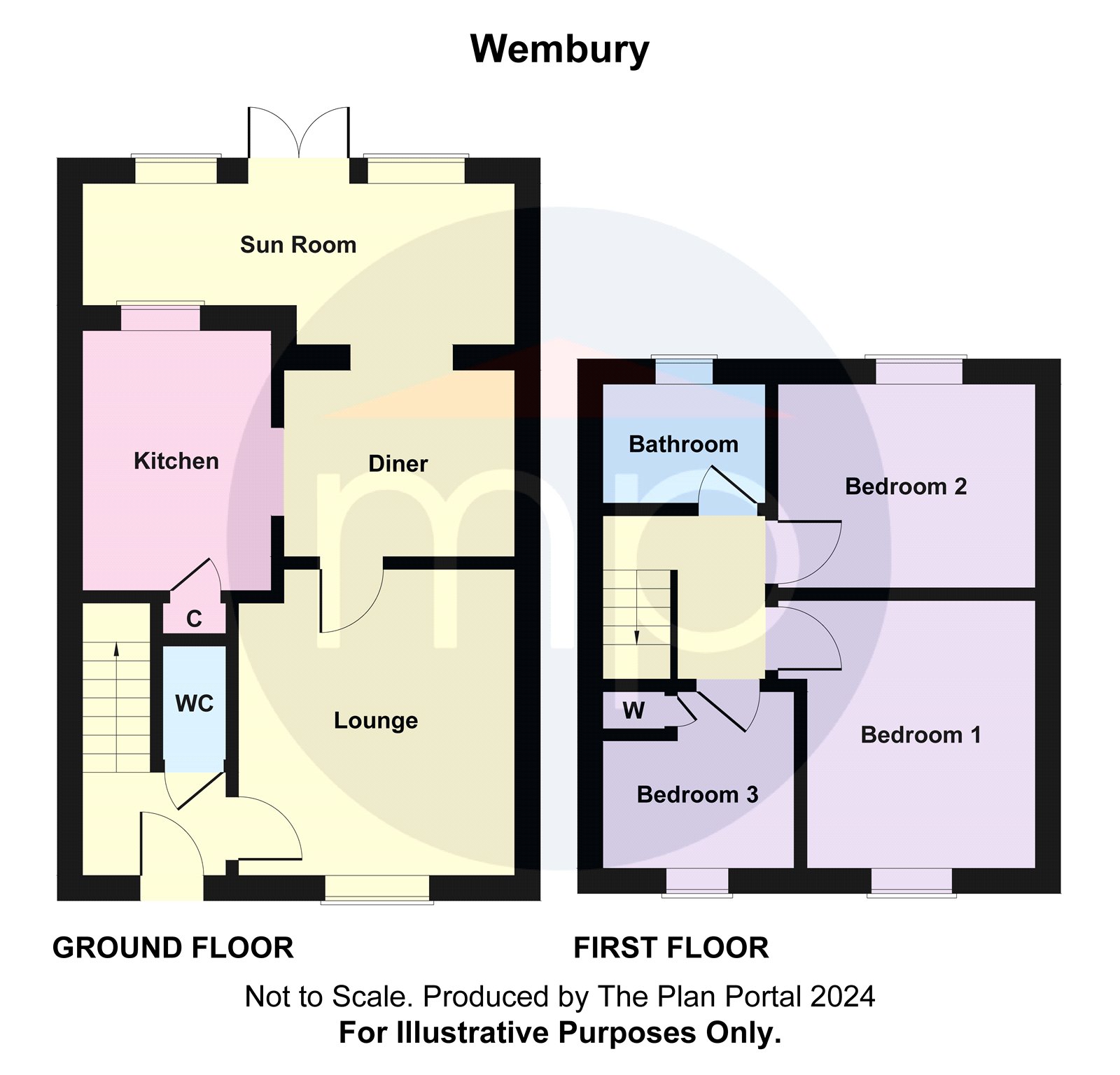 3 bed house for sale in Wembury Close, Redcar - Property floorplan