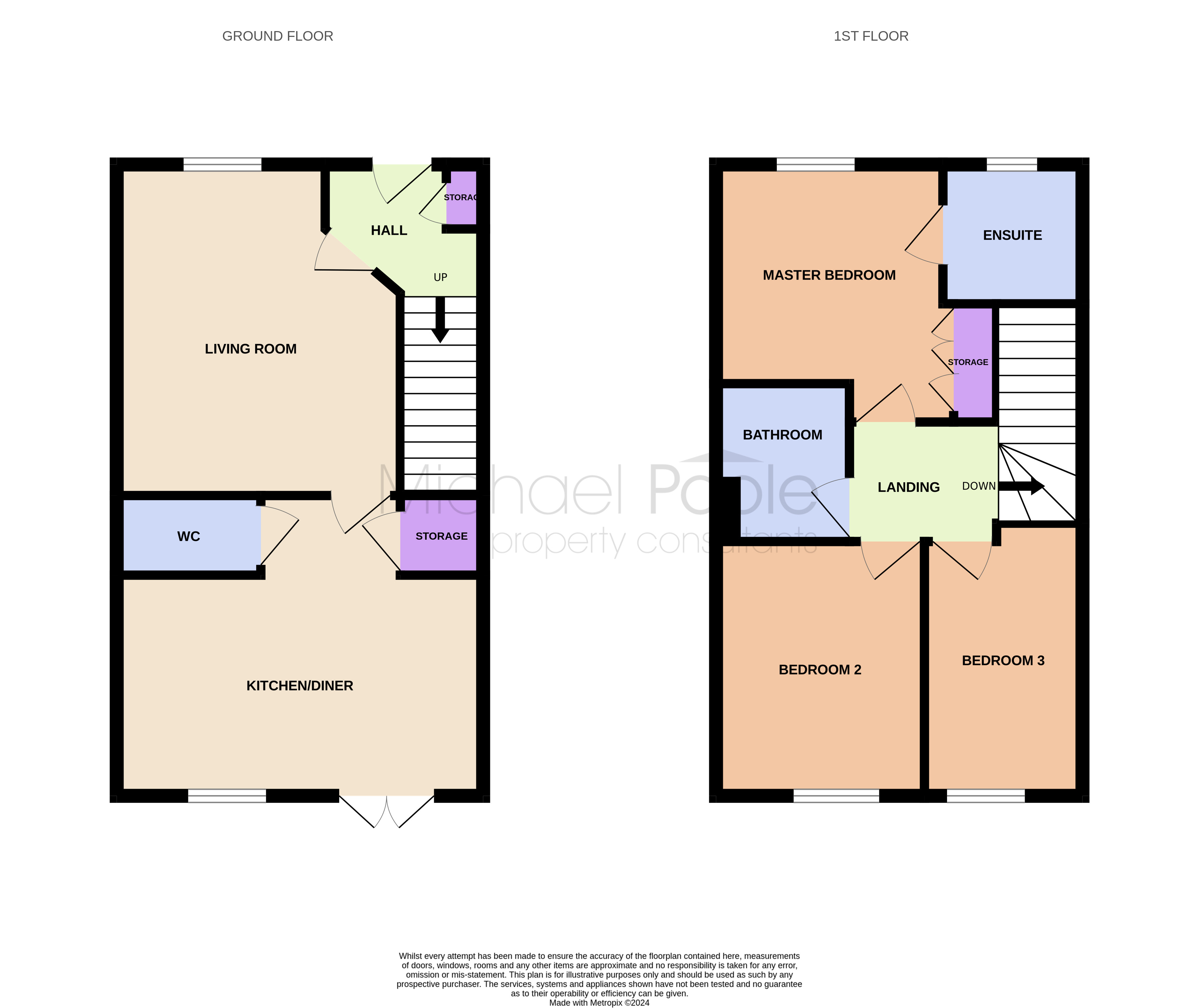 3 bed house for sale in Pennyman Close, Saltburn-by-the-Sea - Property floorplan