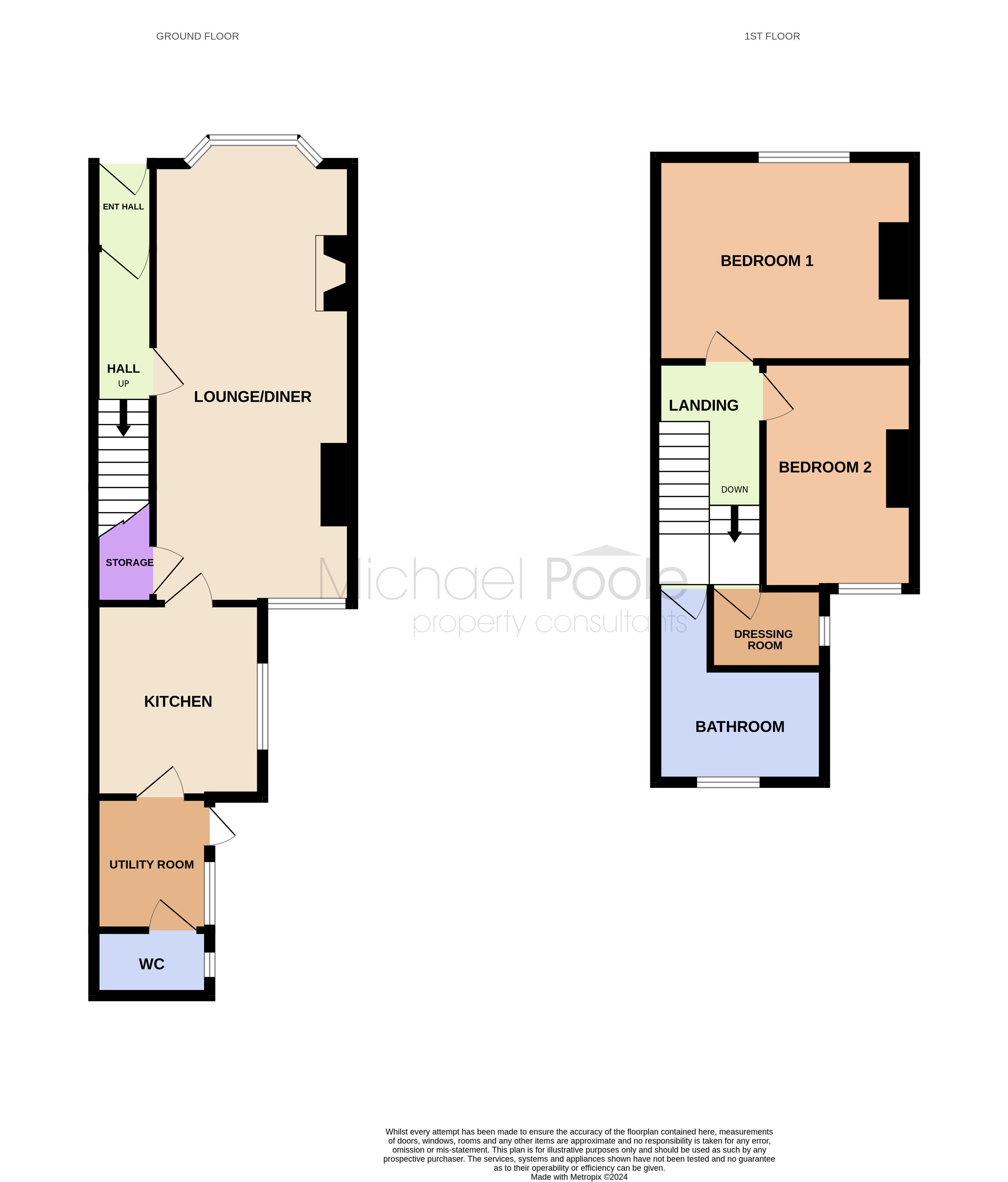 2 bed house for sale in Fitzwilliam Street, Redcar - Property floorplan