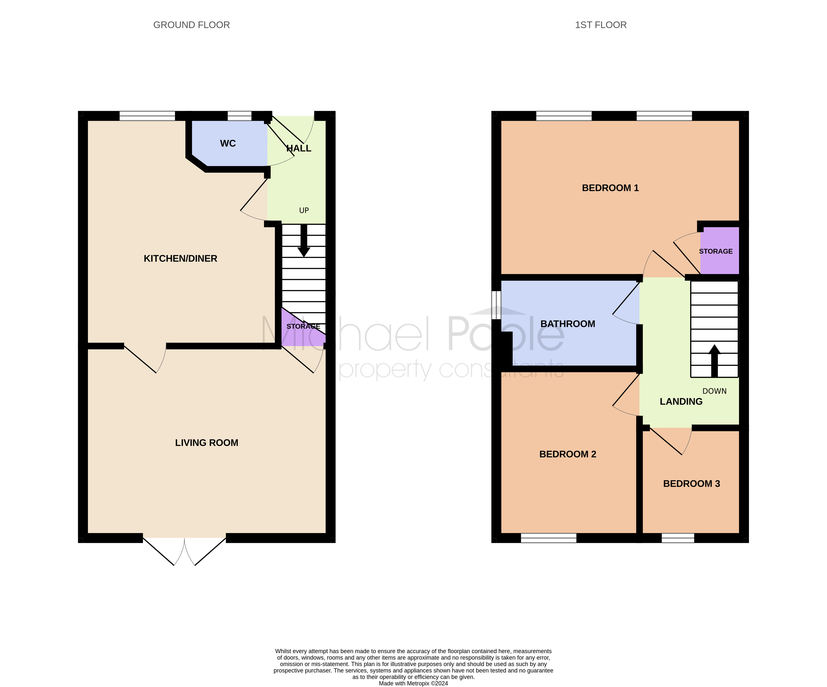 3 bed house for sale in Mersey Road, Redcar - Property floorplan