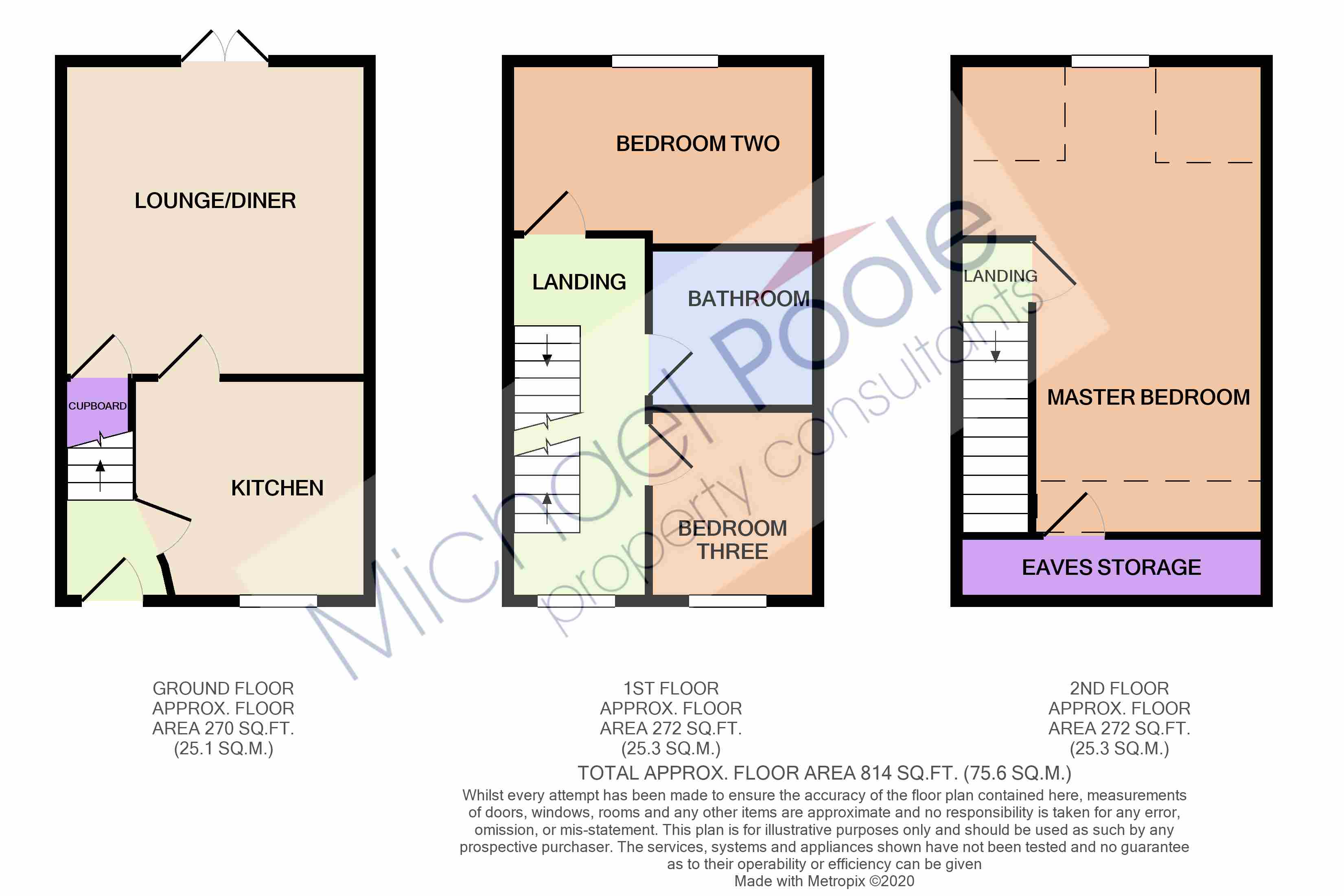 3 bed house for sale in Farrier Mews, Lazenby - Property floorplan