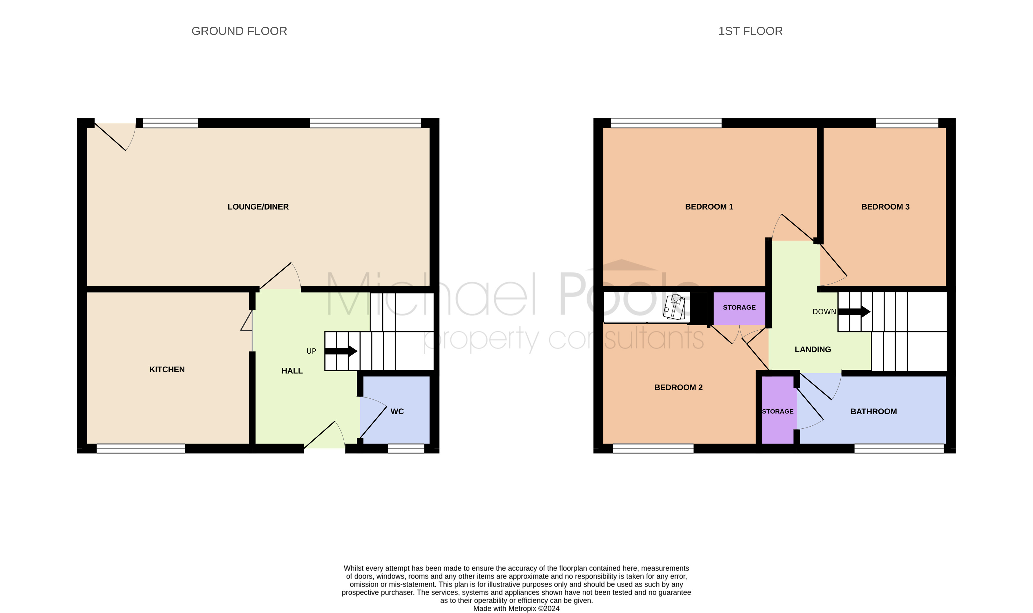 3 bed house for sale in Monmouth Road, Eston - Property floorplan