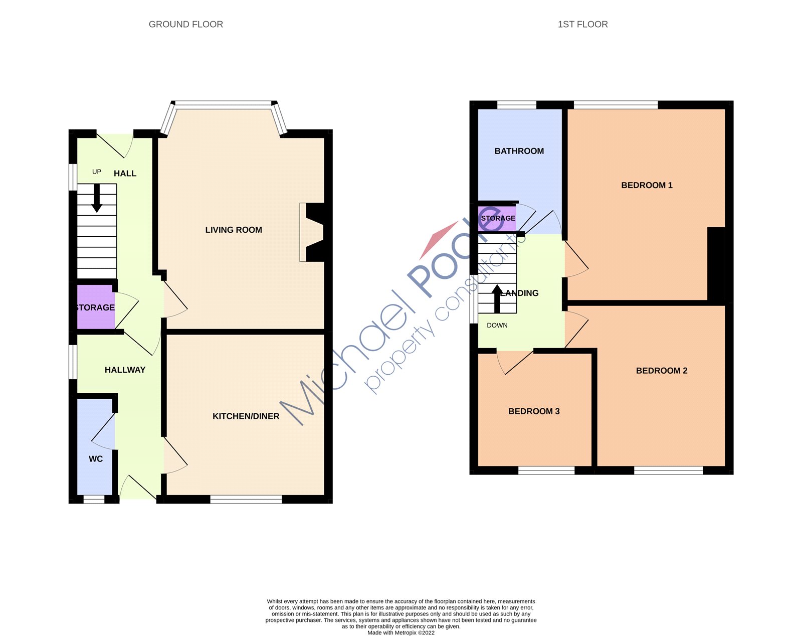 3 bed house for sale in The Green, Redcar - Property floorplan