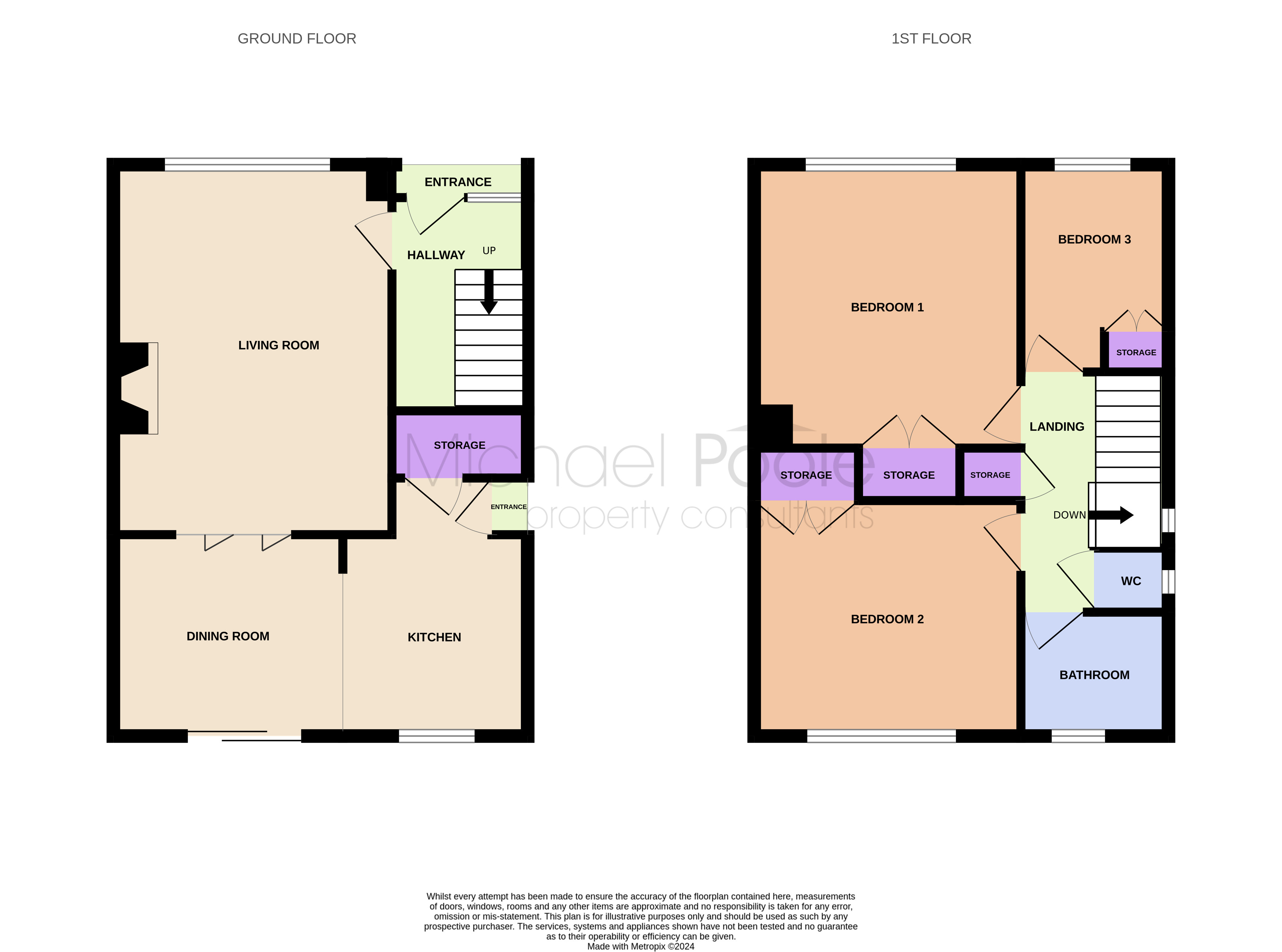 3 bed house for sale in Mersey Road, Redcar - Property floorplan