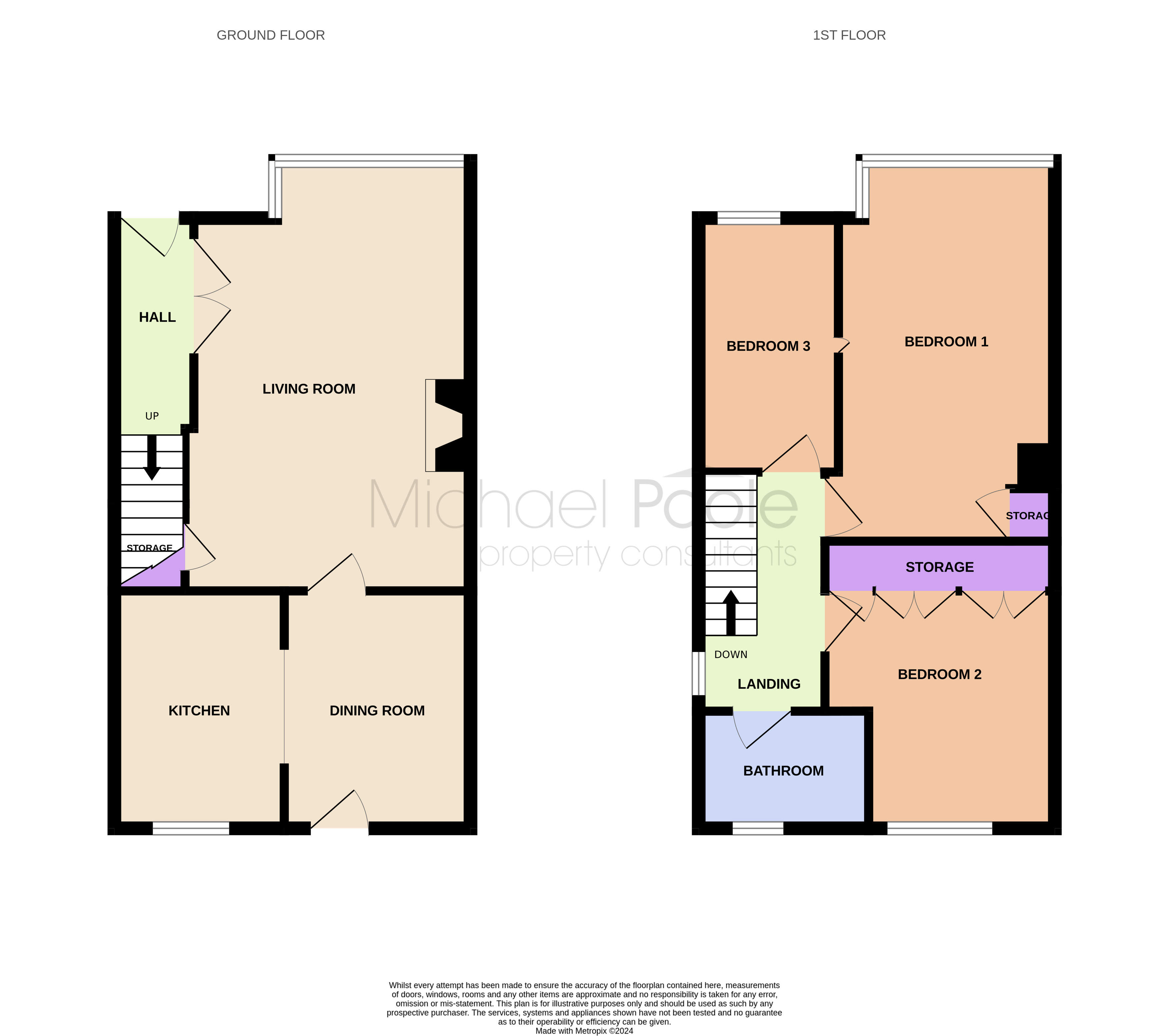 3 bed house for sale in Hambleton Crescent, Marske-by-the-Sea - Property floorplan