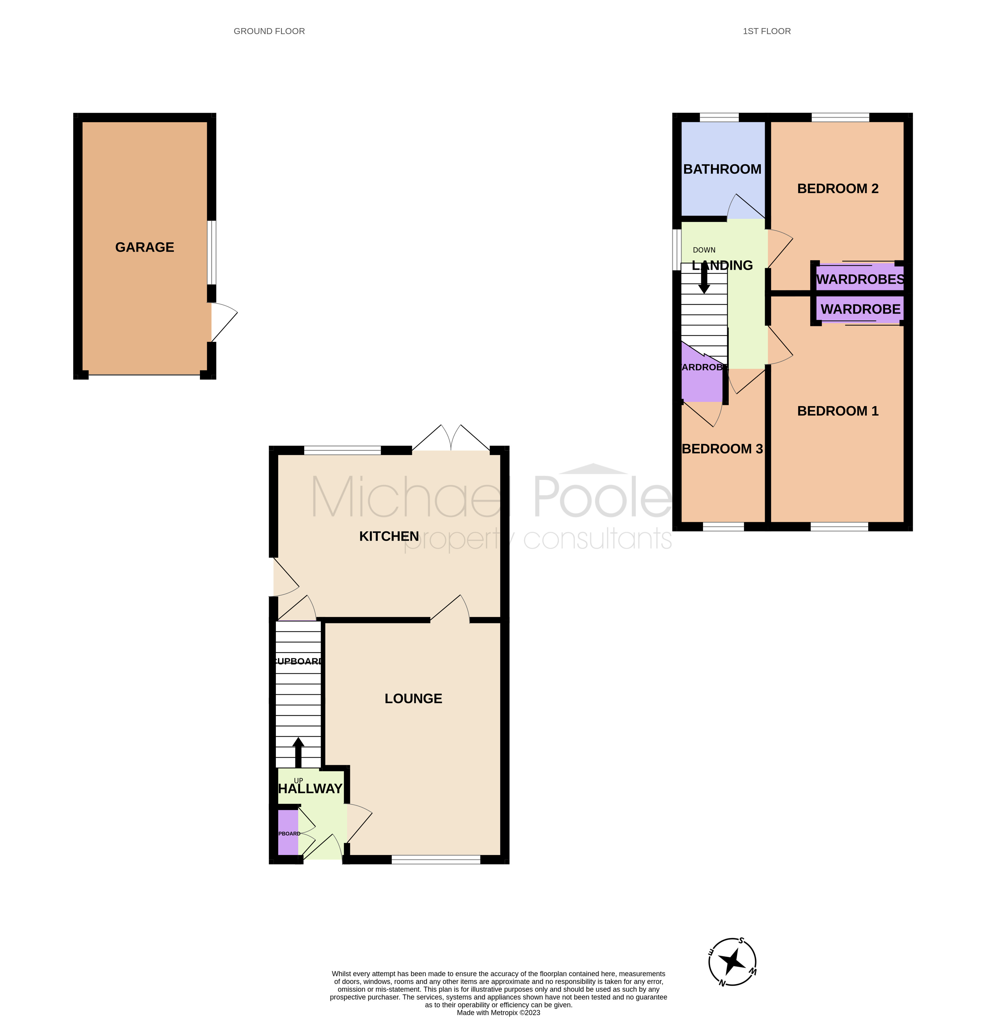 3 bed house for sale in Biddick Close, Elm Tree - Property floorplan