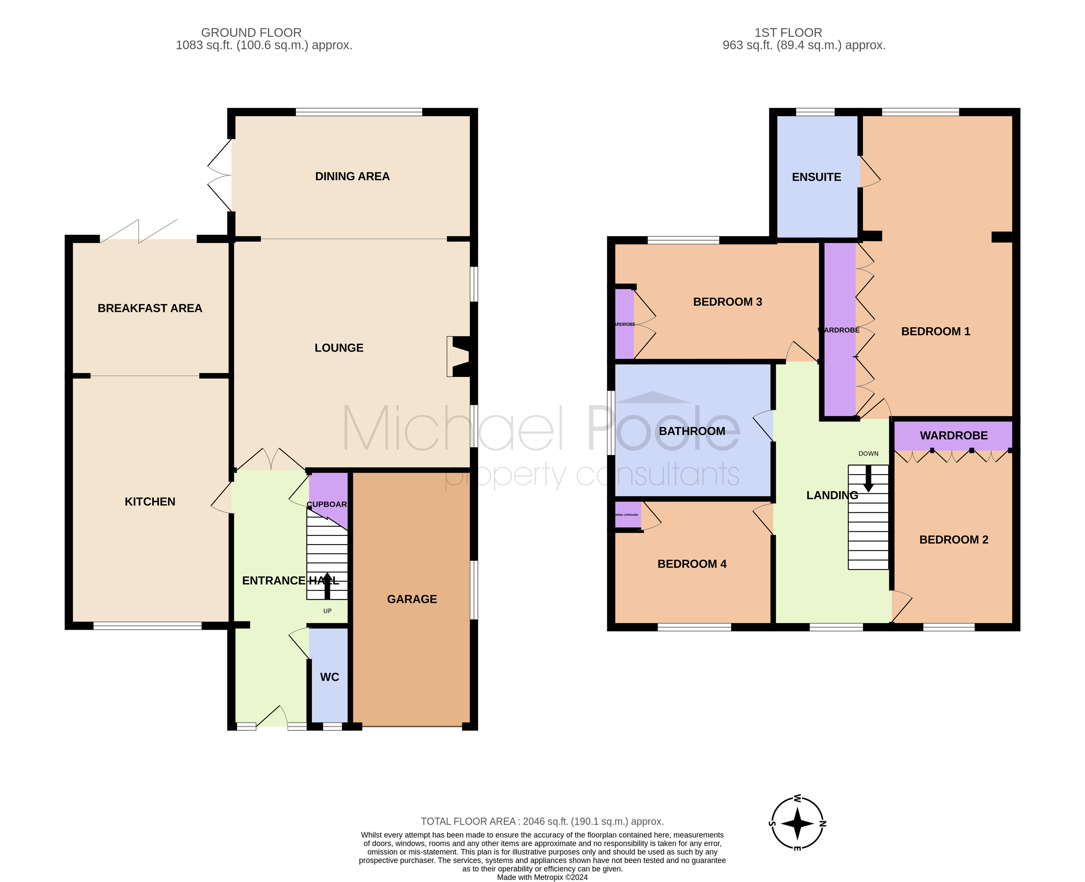 4 bed house for sale in Dillside, Elm Tree - Property floorplan