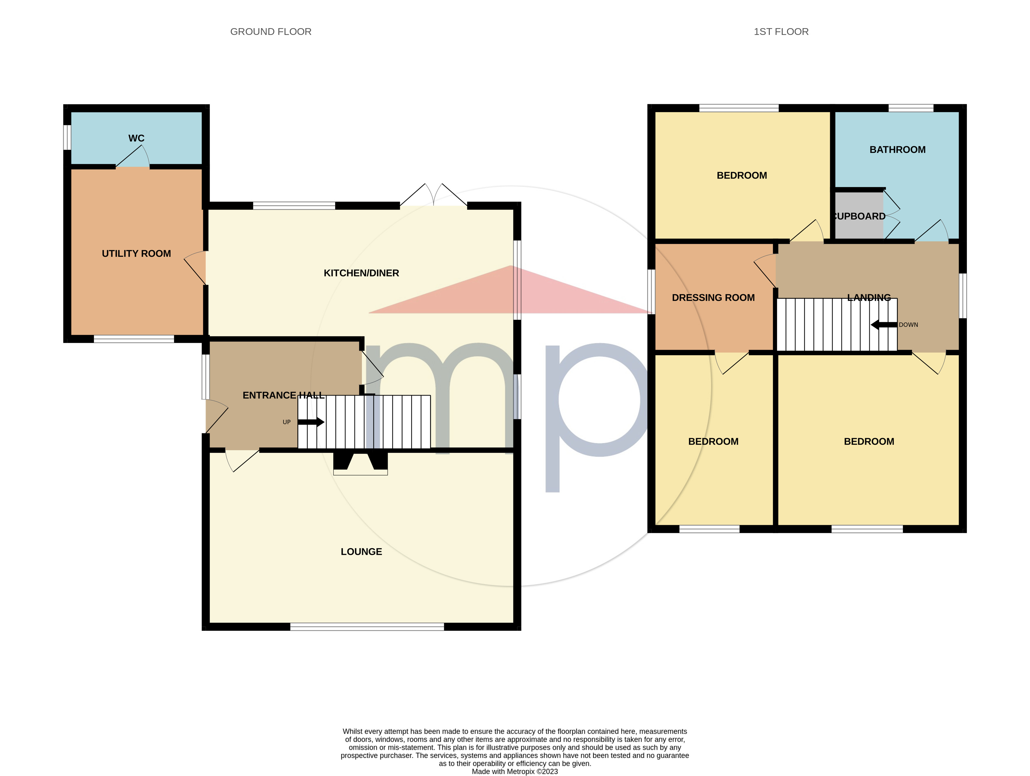 3 bed house for sale in Kildale Grove, Fairfield - Property floorplan