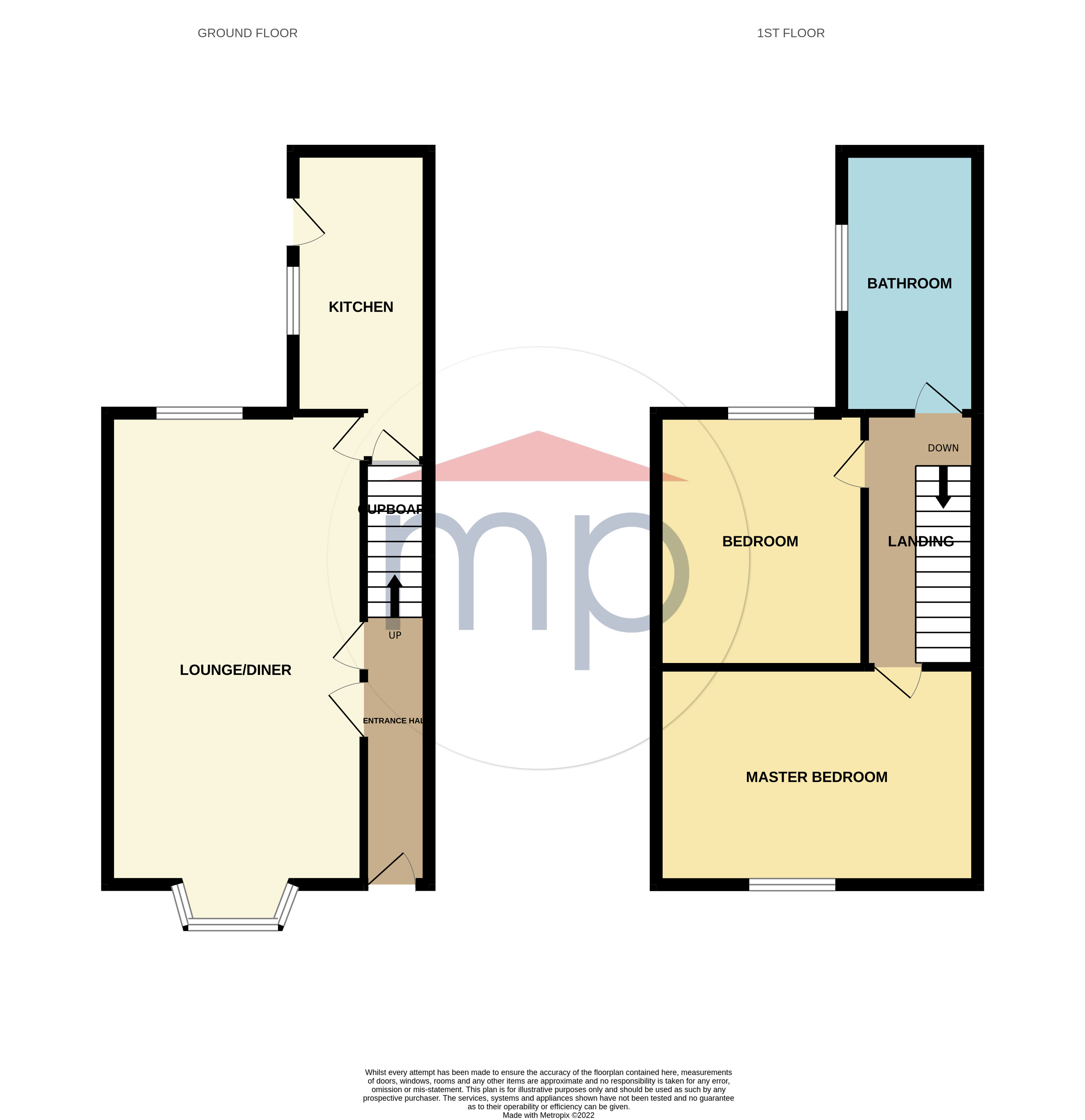 2 bed house for sale in Hampton Road, Oxbridge - Property floorplan