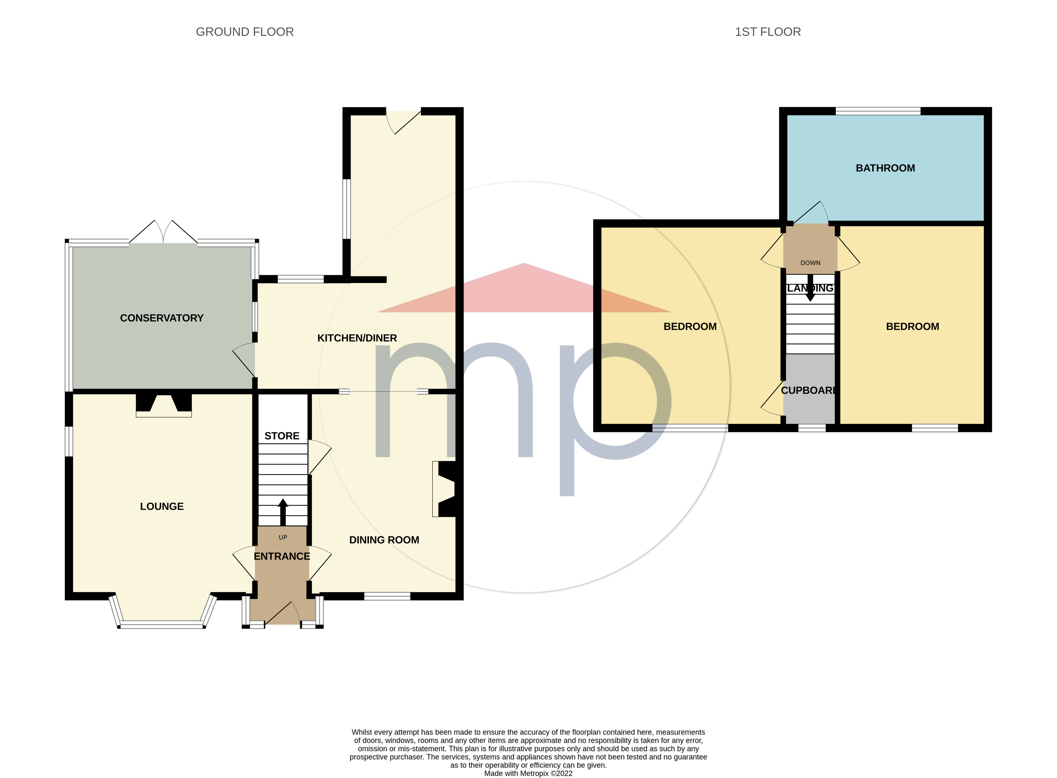 2 bed house for sale in Ellen Avenue, Hartburn - Property floorplan