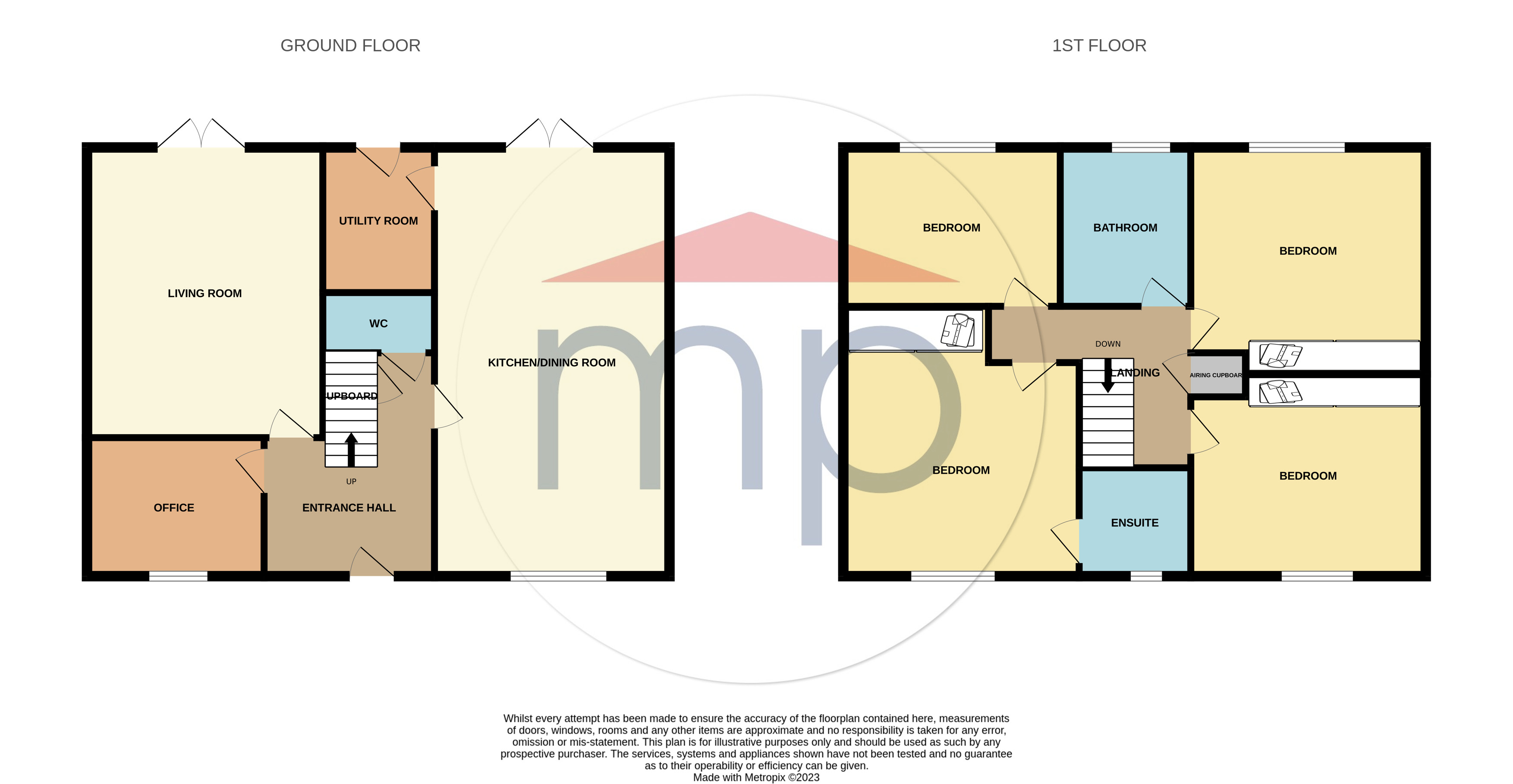 4 bed house for sale in Cinnabar Road, Stockton-On-Tees - Property floorplan