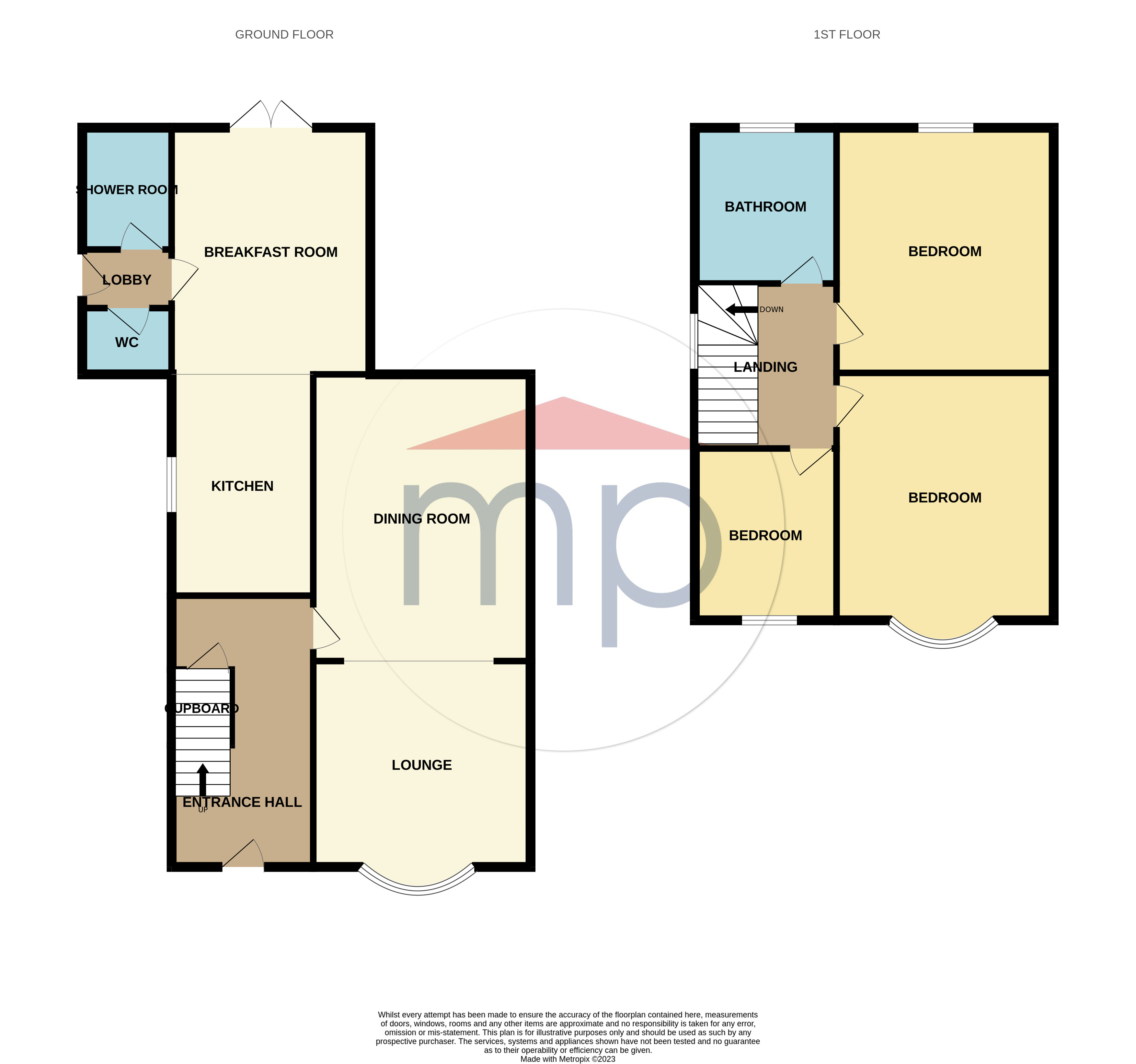 3 bed house for sale in North Albert Road, Norton - Property floorplan